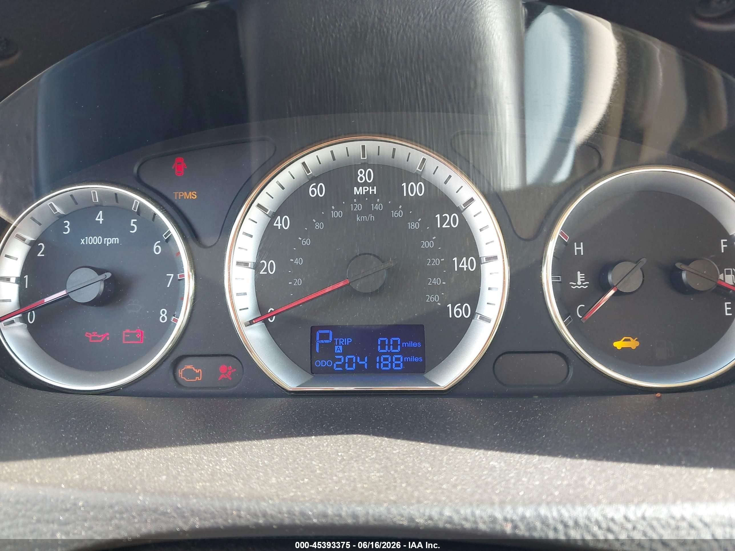 2009 Hyundai Sonata Gls Tan vin: 5NPET46C69H527935