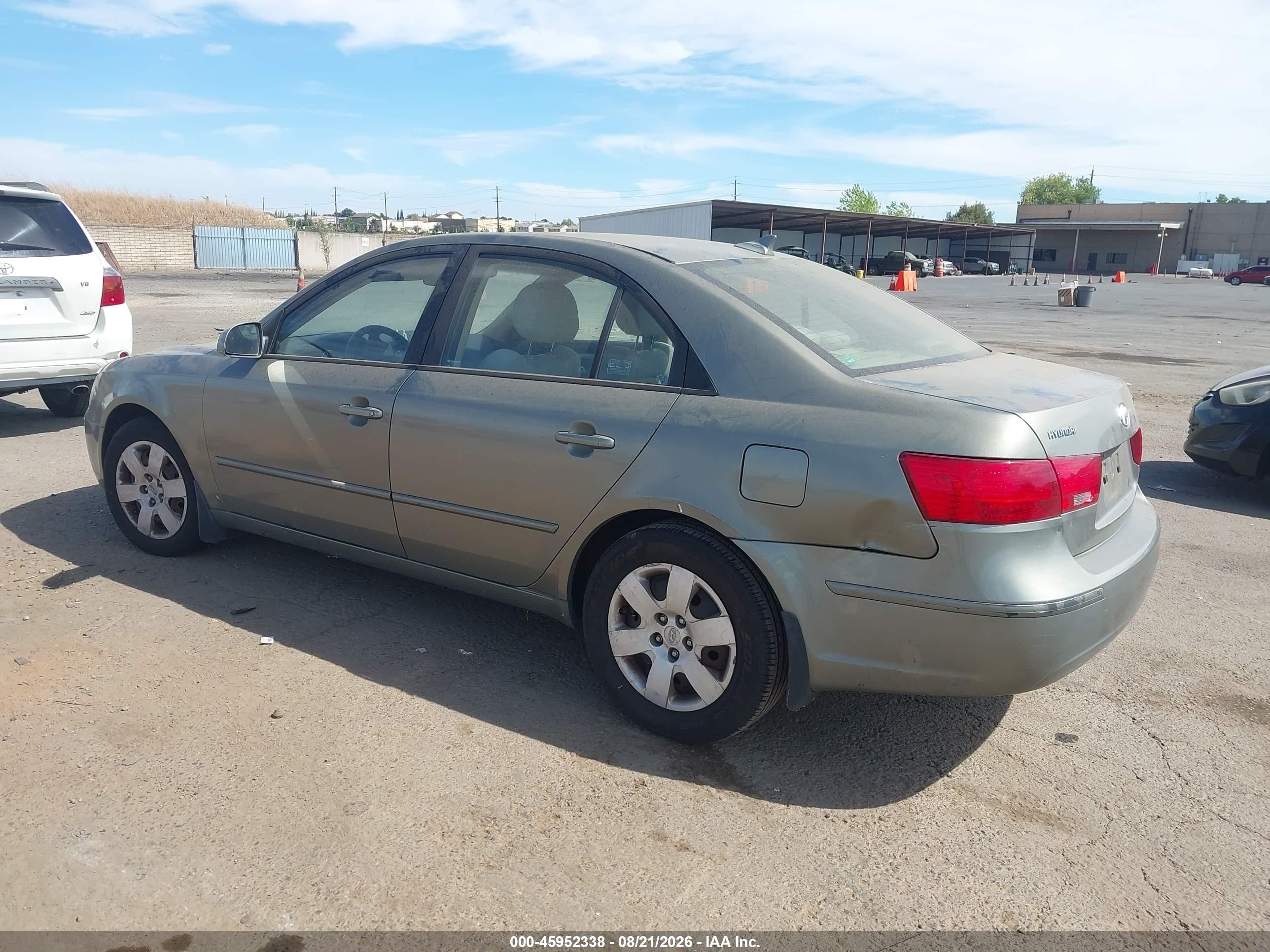 2009 Hyundai Sonata Gls Champagne vin: 5NPET46C69H530849