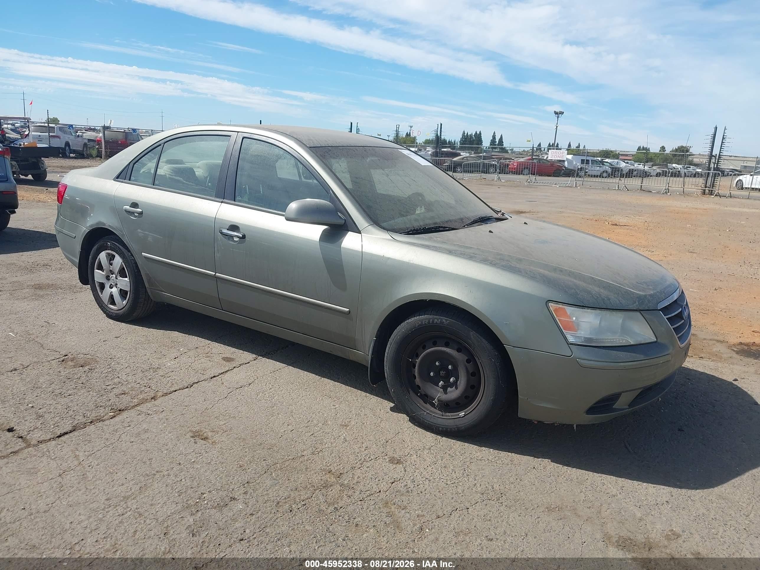 2009 Hyundai Sonata Gls Champagne vin: 5NPET46C69H530849