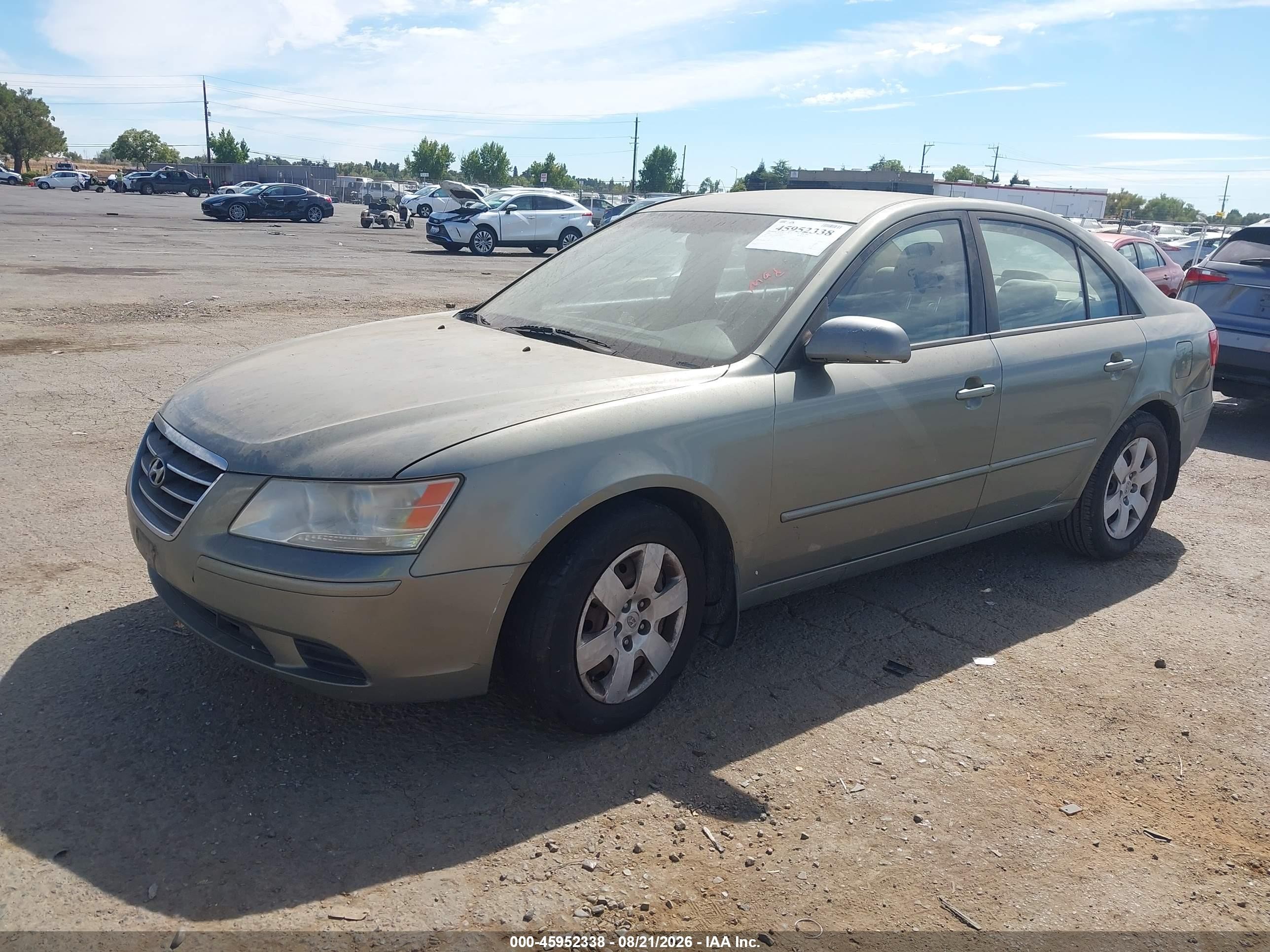 2009 Hyundai Sonata Gls Champagne vin: 5NPET46C69H530849