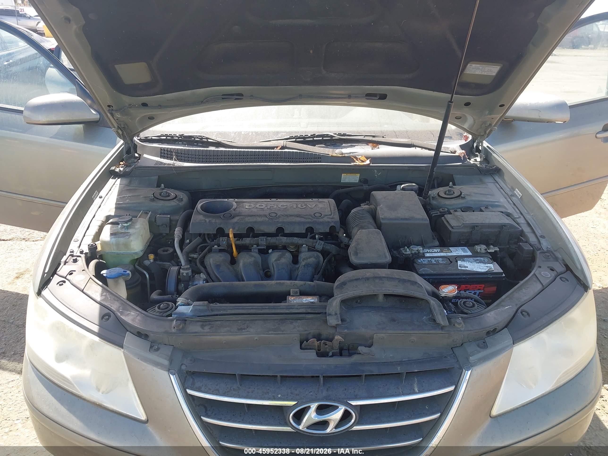2009 Hyundai Sonata Gls Champagne vin: 5NPET46C69H530849