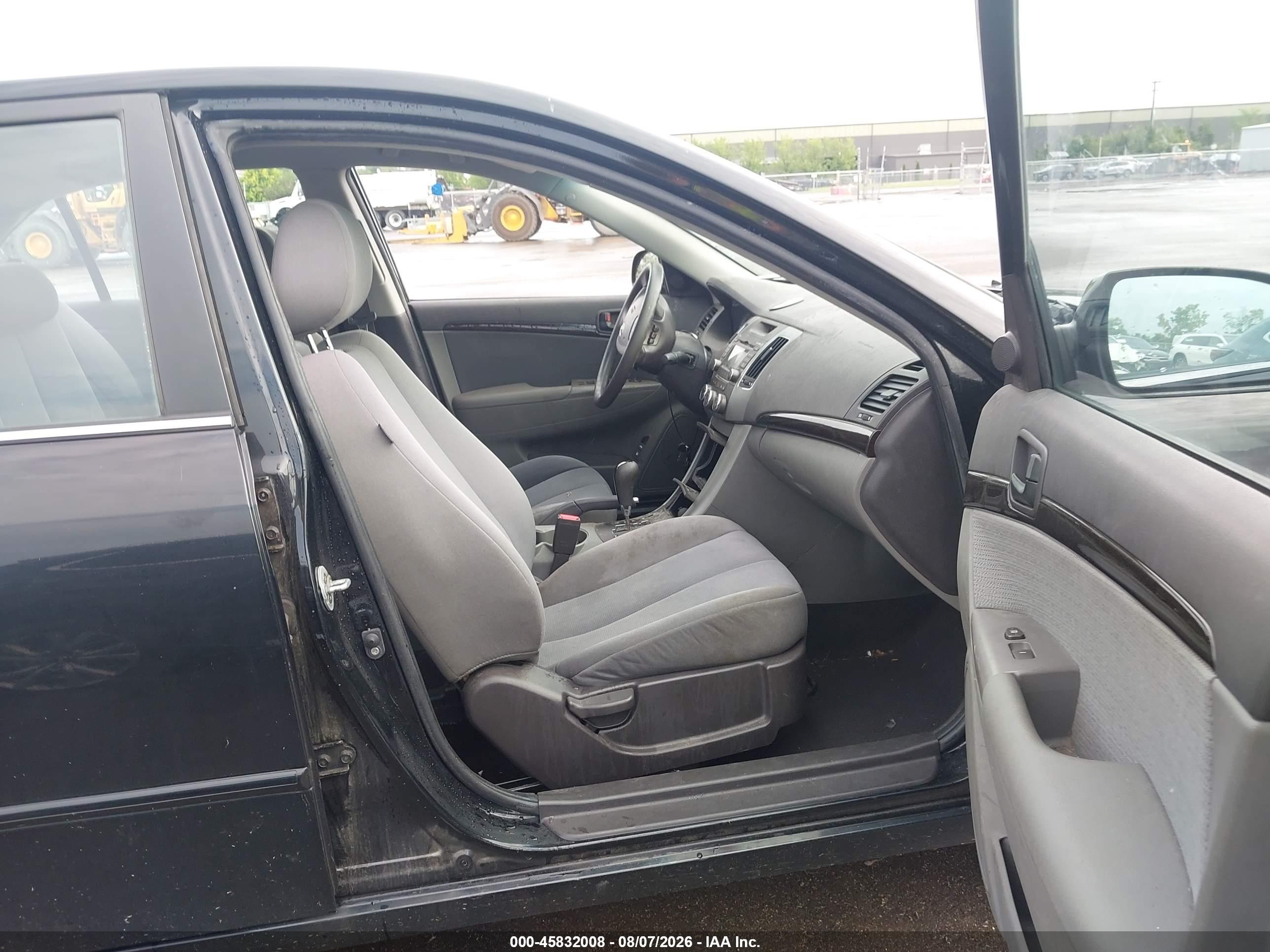 2009 Hyundai Sonata Gls Black vin: 5NPET46C69H542662