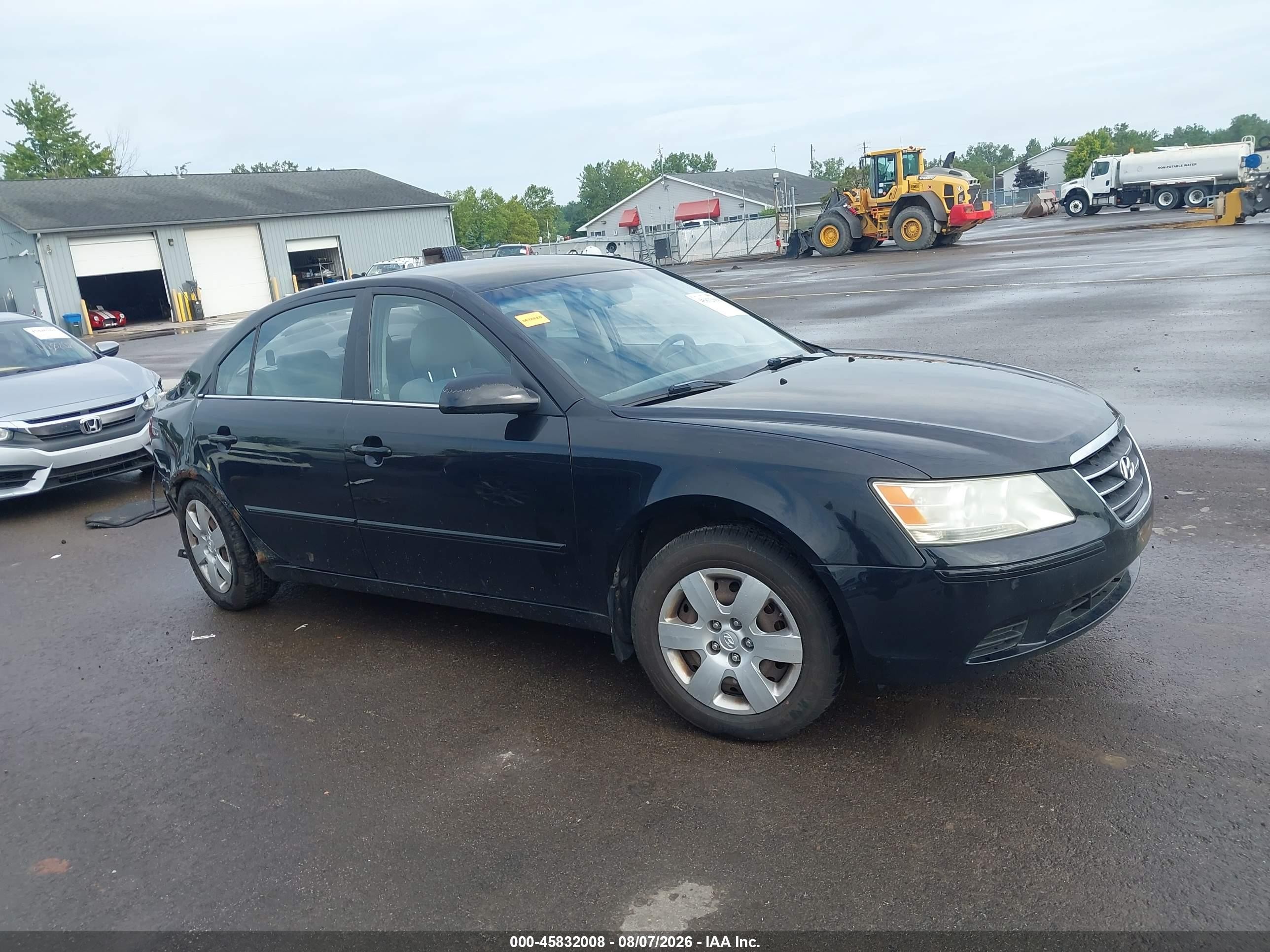2009 Hyundai Sonata Gls Black vin: 5NPET46C69H542662