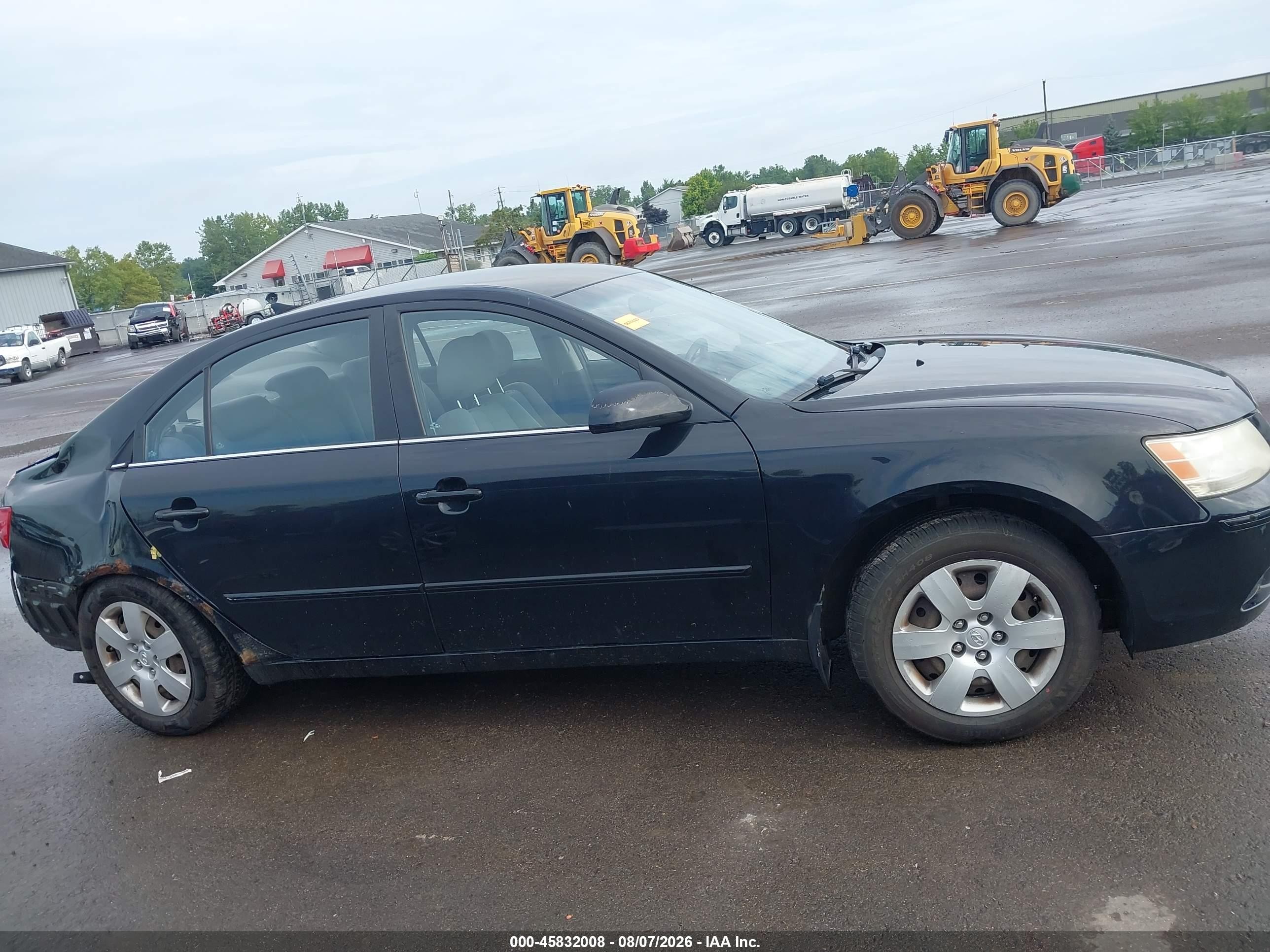 2009 Hyundai Sonata Gls Black vin: 5NPET46C69H542662