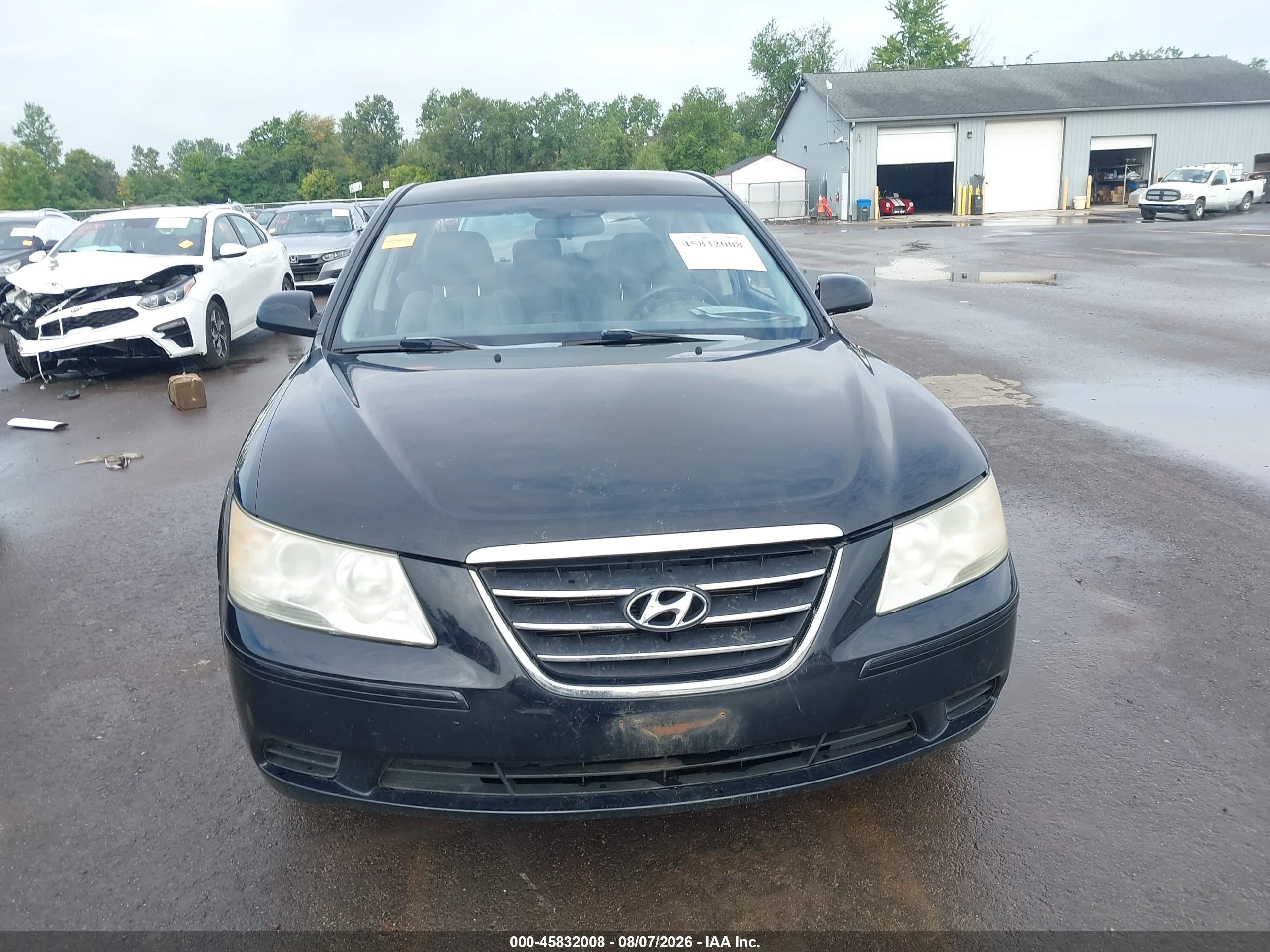 2009 Hyundai Sonata Gls Black vin: 5NPET46C69H542662