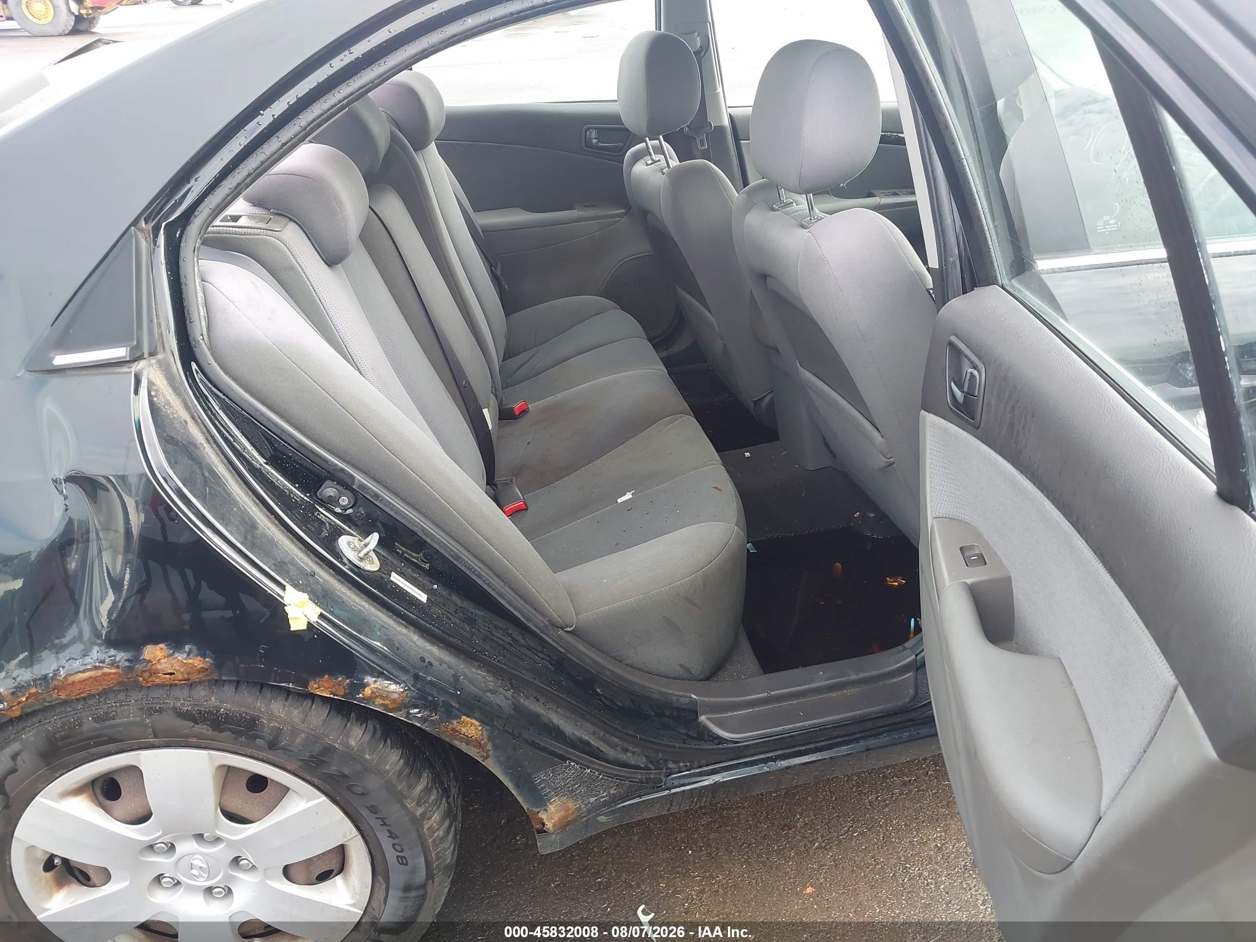 2009 Hyundai Sonata Gls Black vin: 5NPET46C69H542662