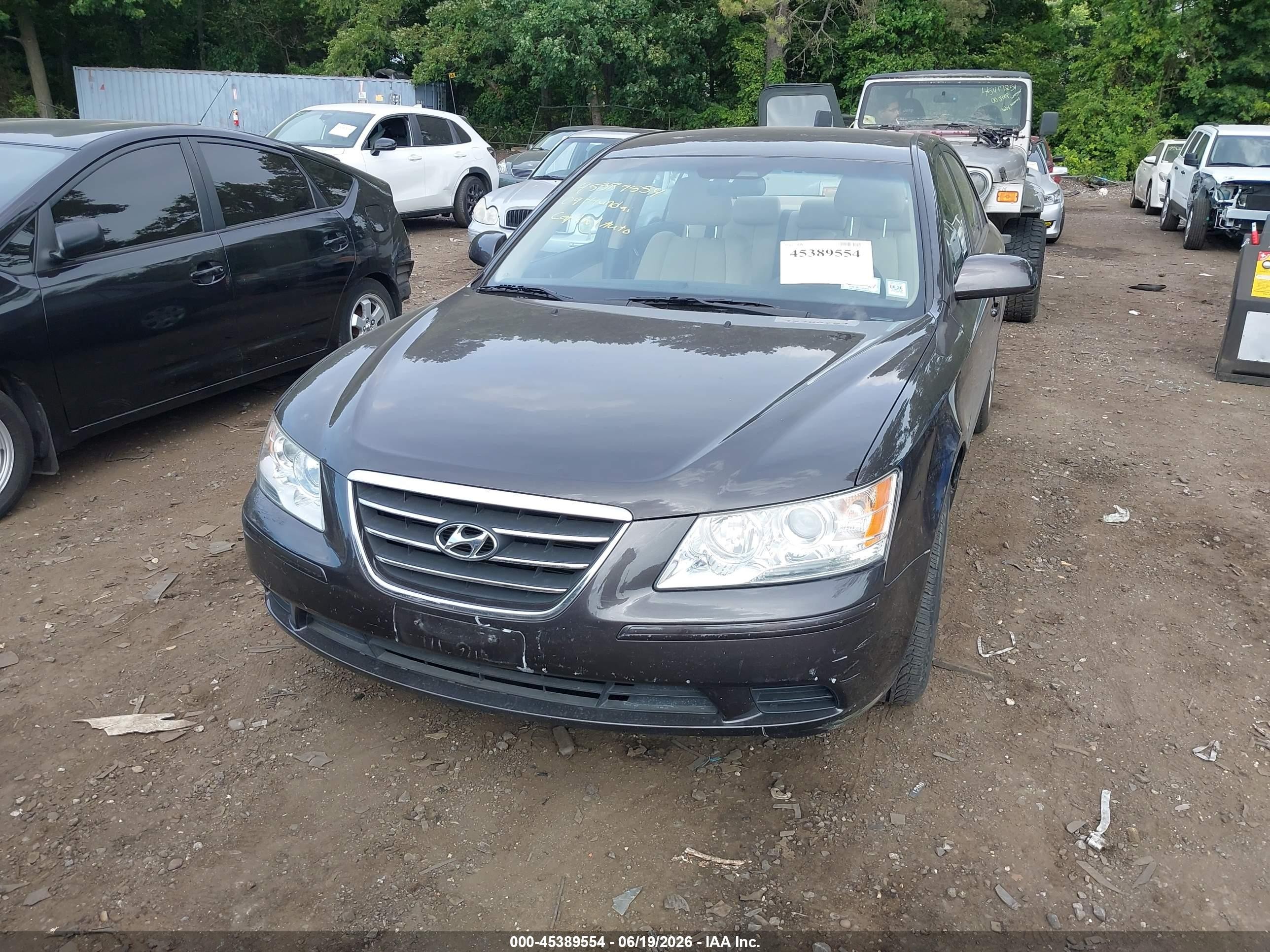 2009 Hyundai Sonata Gls Gray vin: 5NPET46C69H561048
