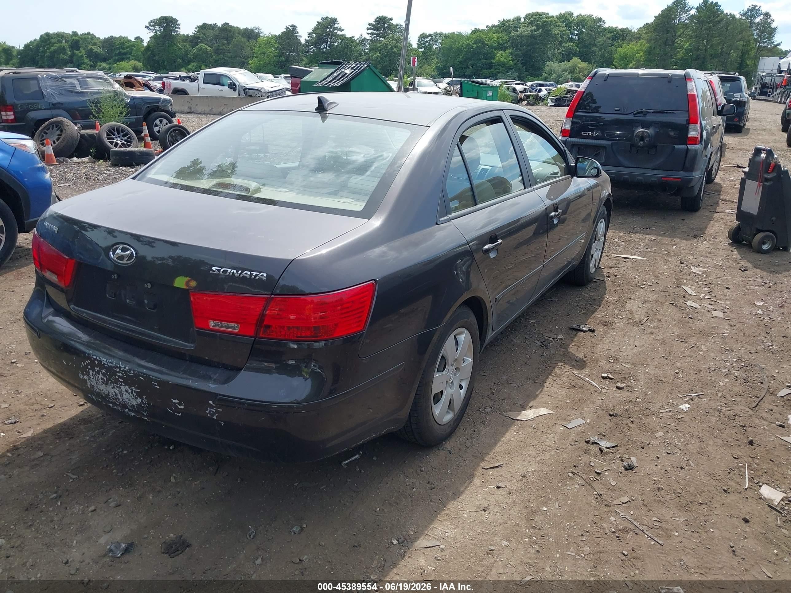 2009 Hyundai Sonata Gls Gray vin: 5NPET46C69H561048