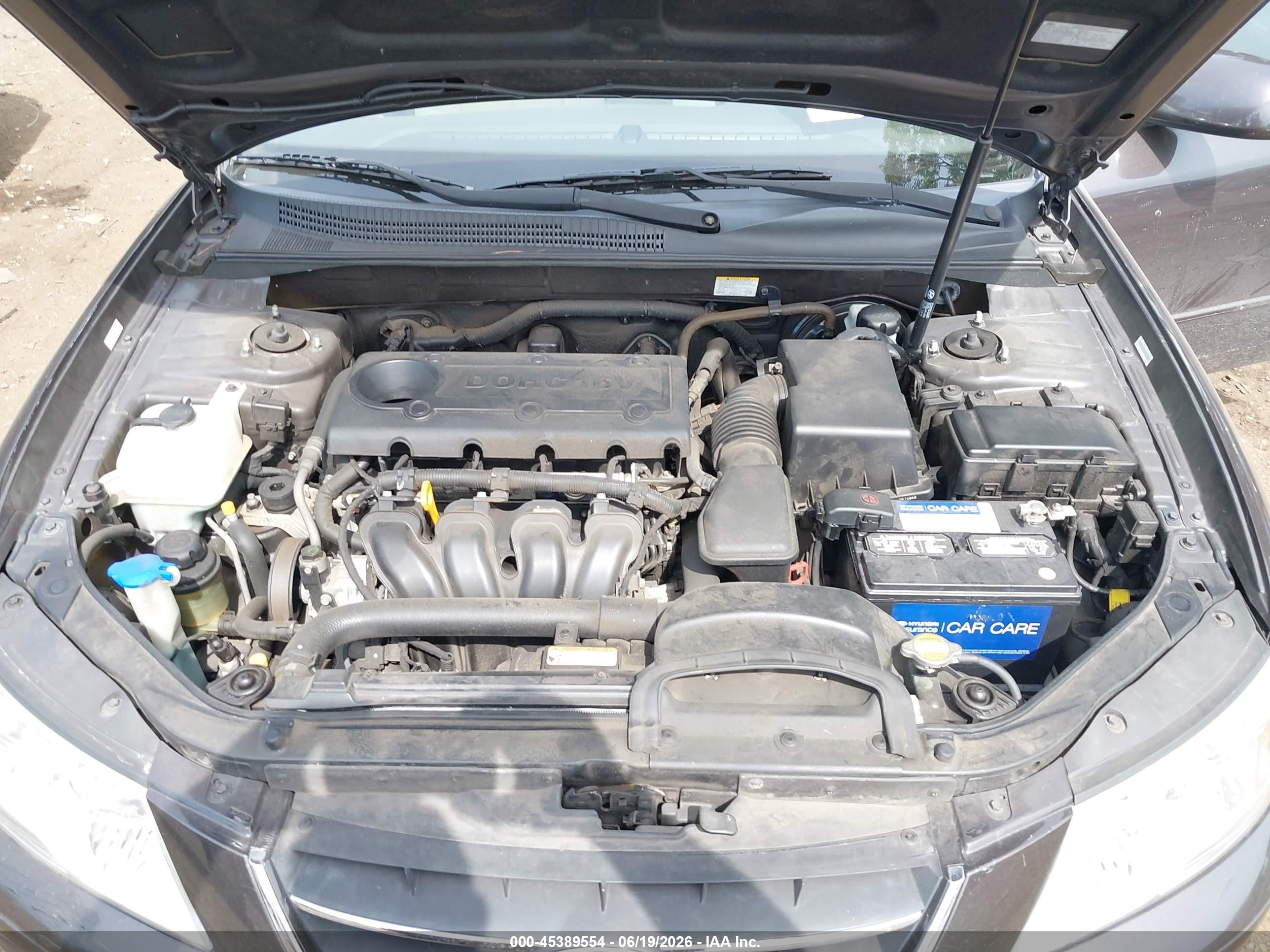 2009 Hyundai Sonata Gls Gray vin: 5NPET46C69H561048