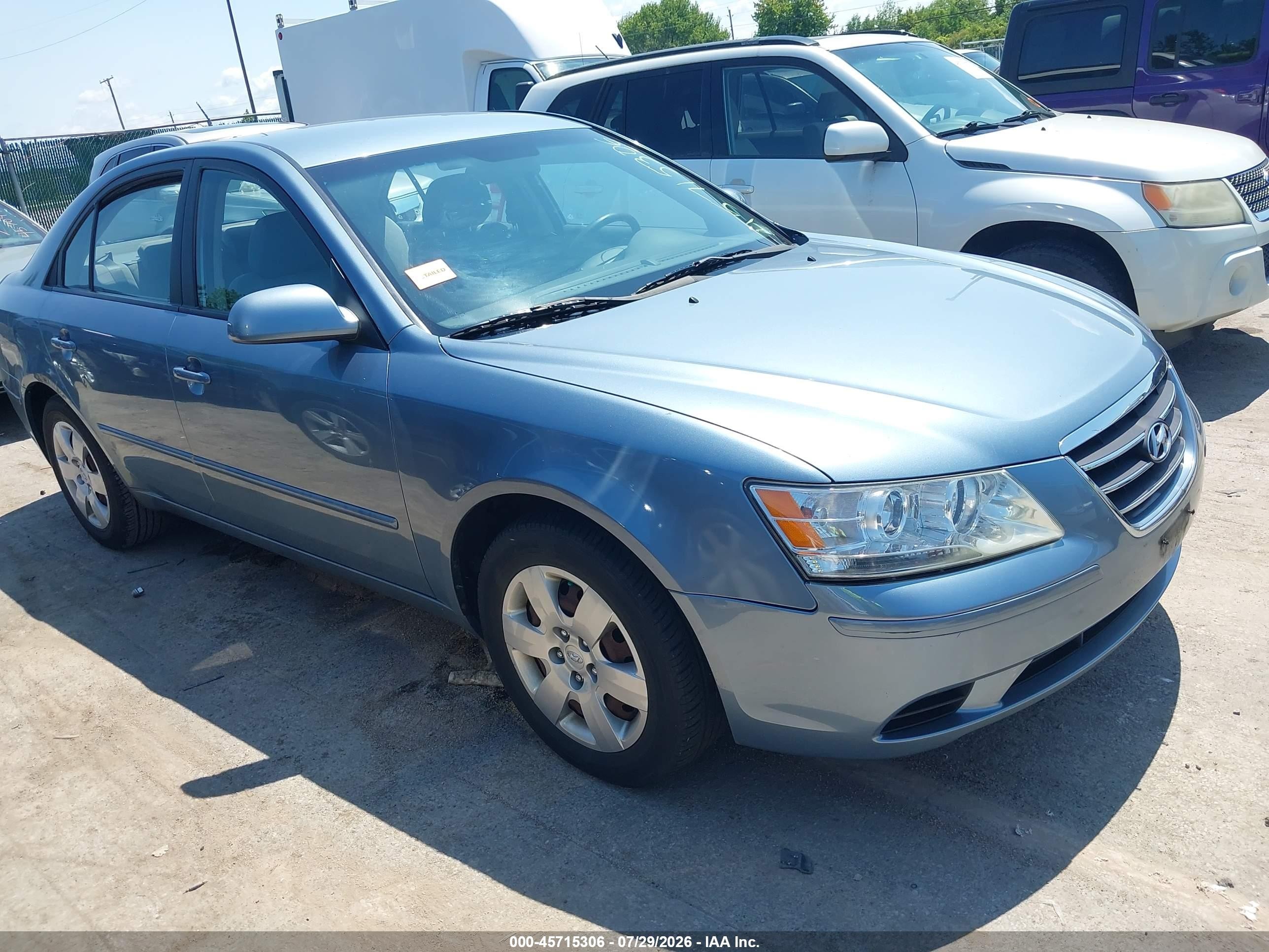 2009 Hyundai Sonata Gls Blue vin: 5NPET46C69H563298