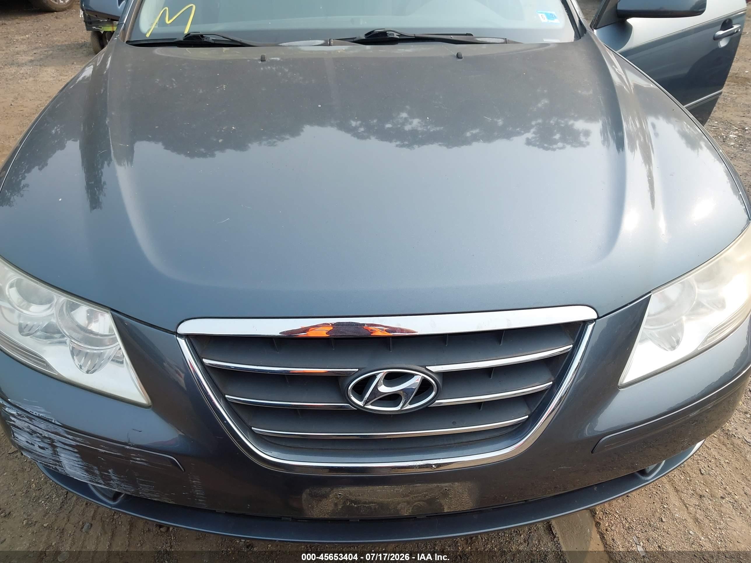 2009 Hyundai Sonata Gls Gray vin: 5NPET46C69H569943