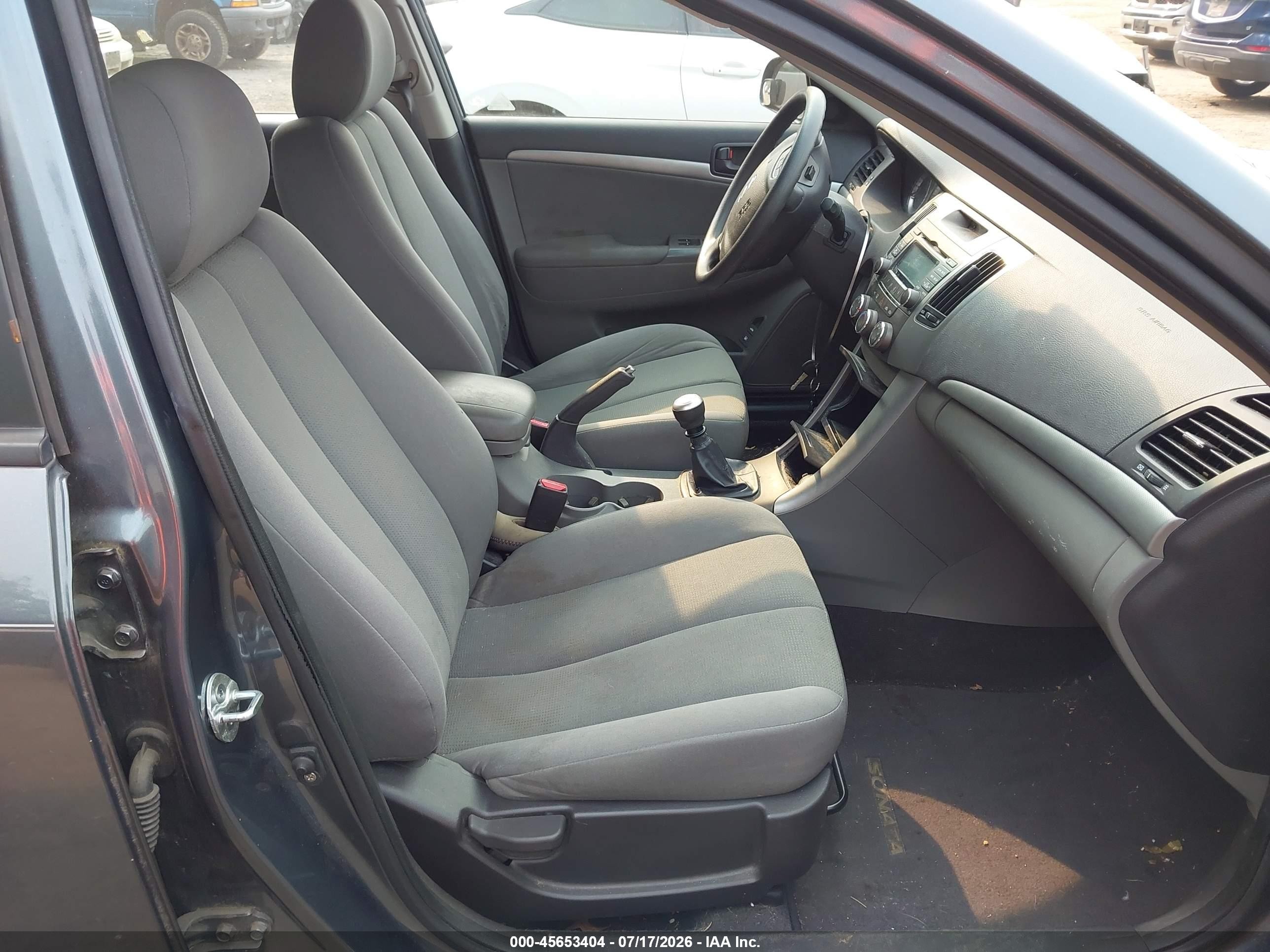 2009 Hyundai Sonata Gls Gray vin: 5NPET46C69H569943