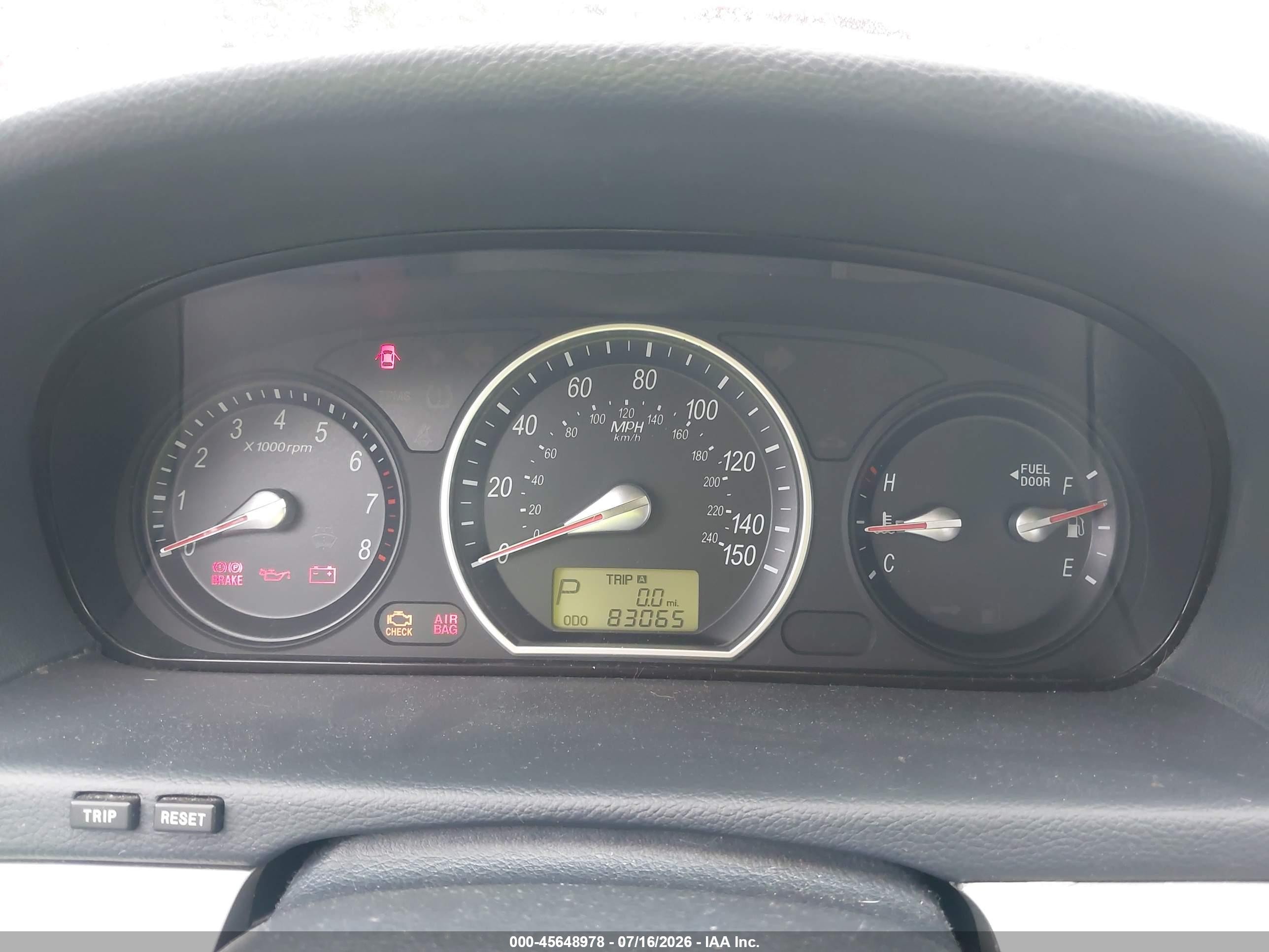 2006 Hyundai Sonata Gl Gray vin: 5NPET46C76H060990