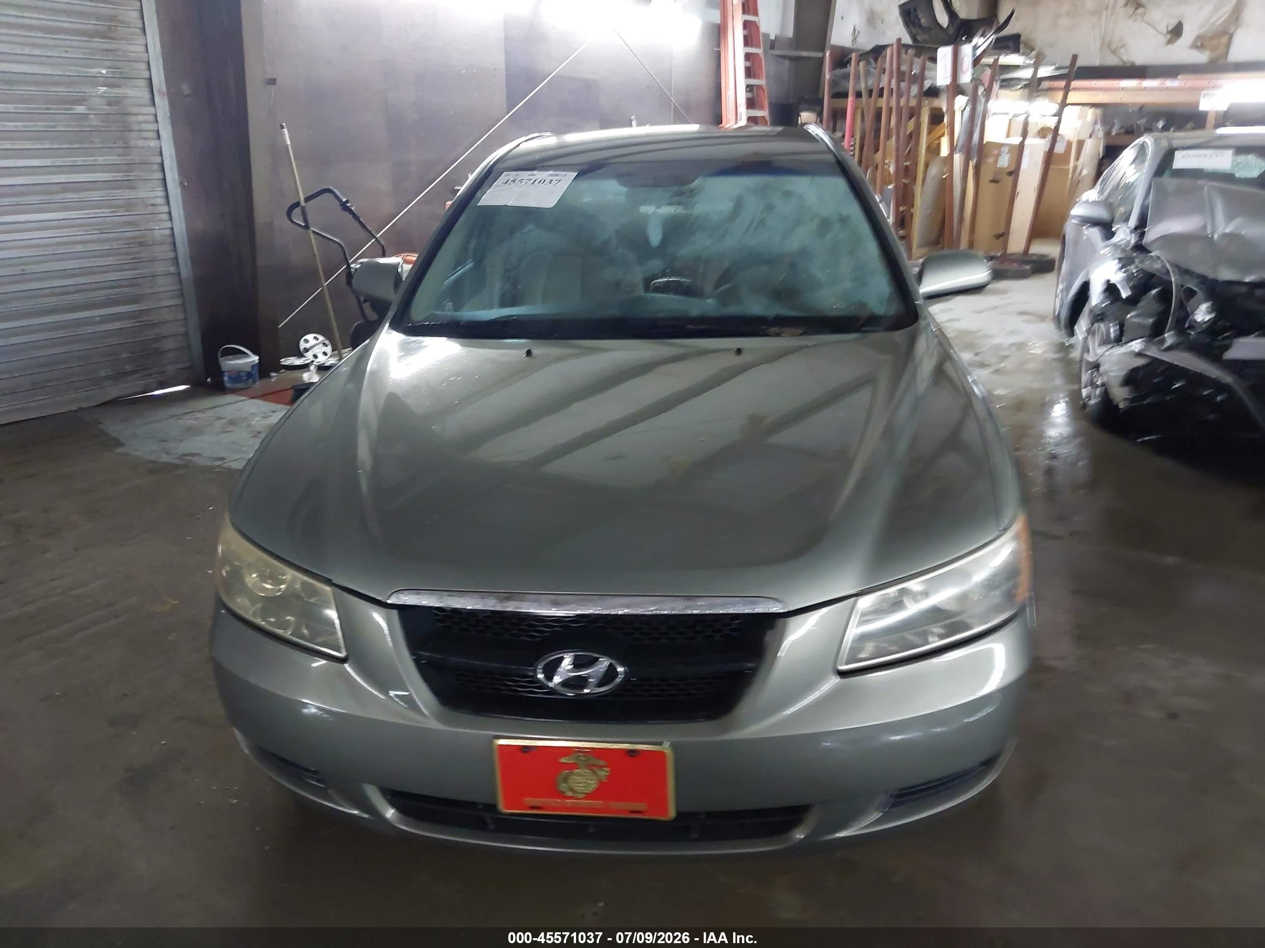 2007 Hyundai Sonata Gls/gls W/xm Cream vin: 5NPET46C77H187837