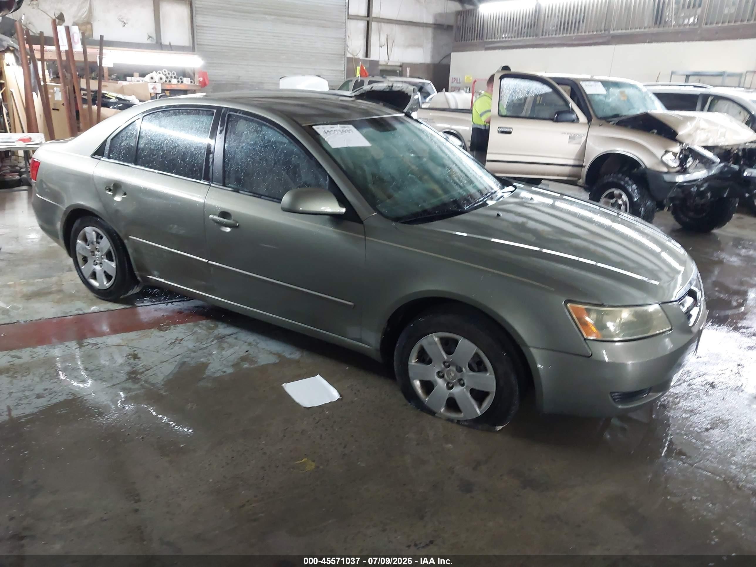 2007 Hyundai Sonata Gls/gls W/xm Cream vin: 5NPET46C77H187837