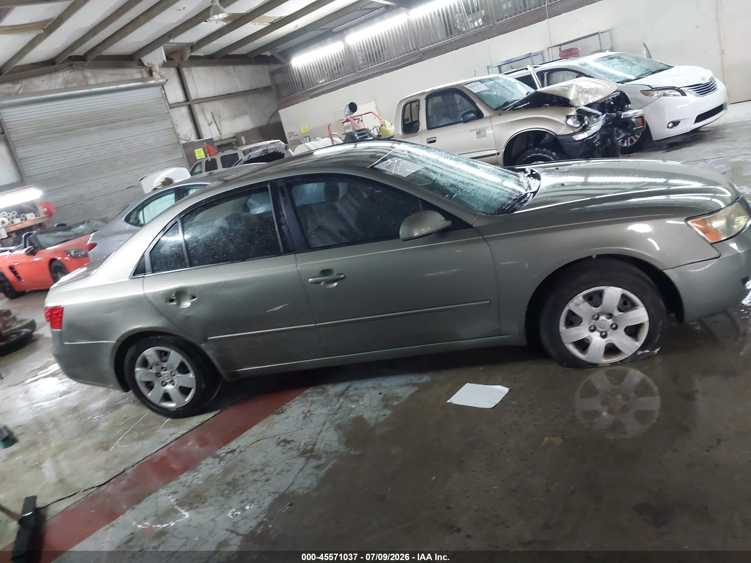 2007 Hyundai Sonata Gls/gls W/xm Cream vin: 5NPET46C77H187837