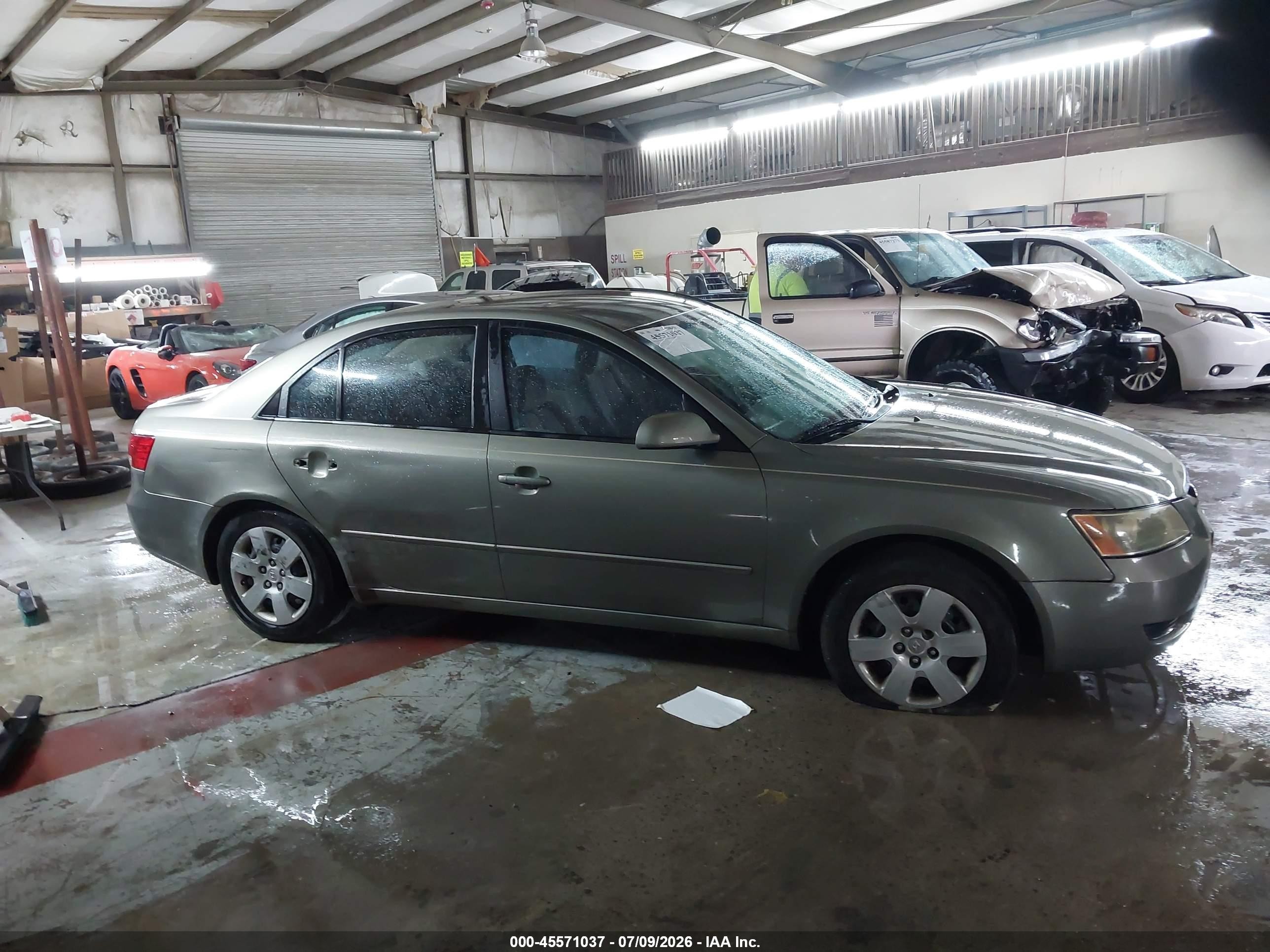 2007 Hyundai Sonata Gls/gls W/xm Cream vin: 5NPET46C77H187837
