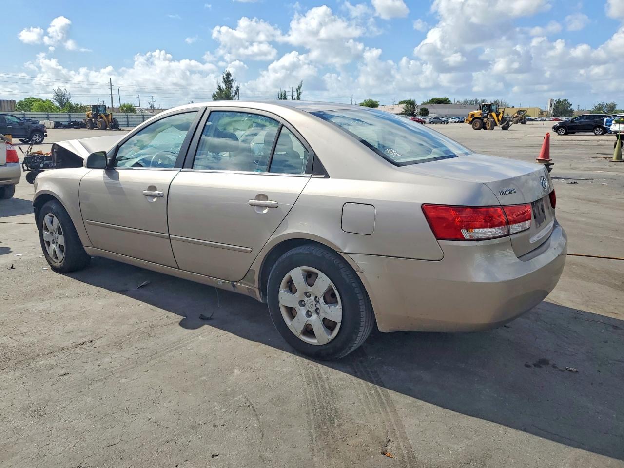 2007 Hyundai Sonata Gls Tan vin: 5NPET46C77H193671