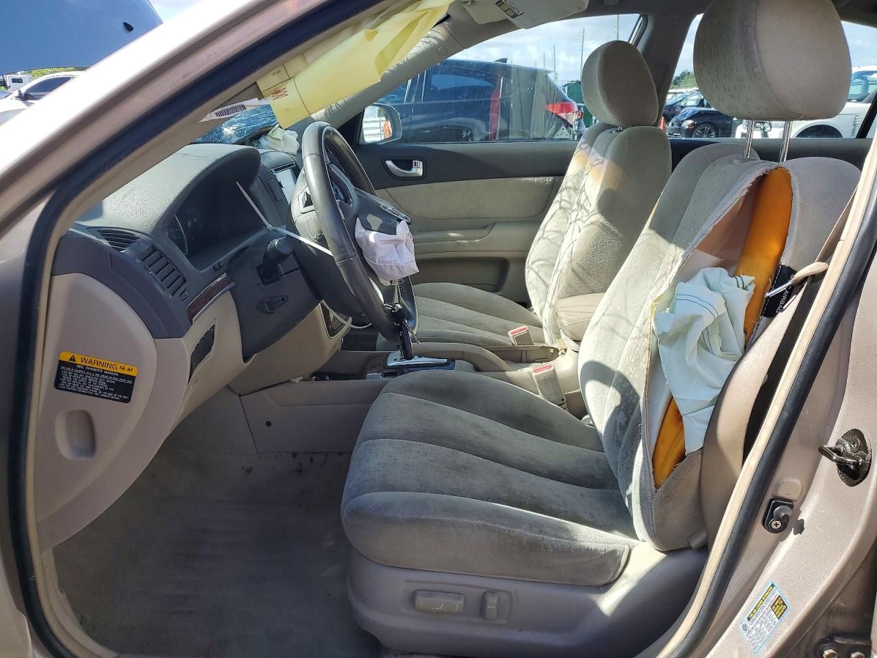2007 Hyundai Sonata Gls Tan vin: 5NPET46C77H193671