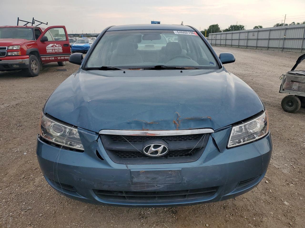 2007 Hyundai Sonata Gls Blue vin: 5NPET46C77H240357