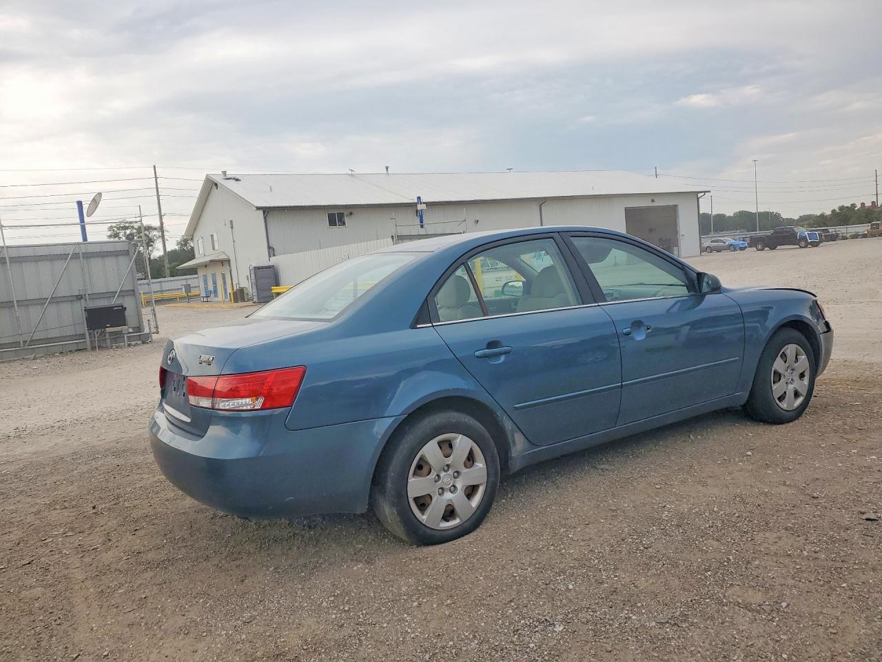 2007 Hyundai Sonata Gls Blue vin: 5NPET46C77H240357