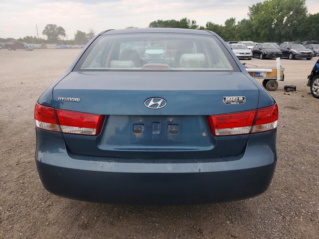 2007 Hyundai Sonata Gls Blue vin: 5NPET46C77H240357