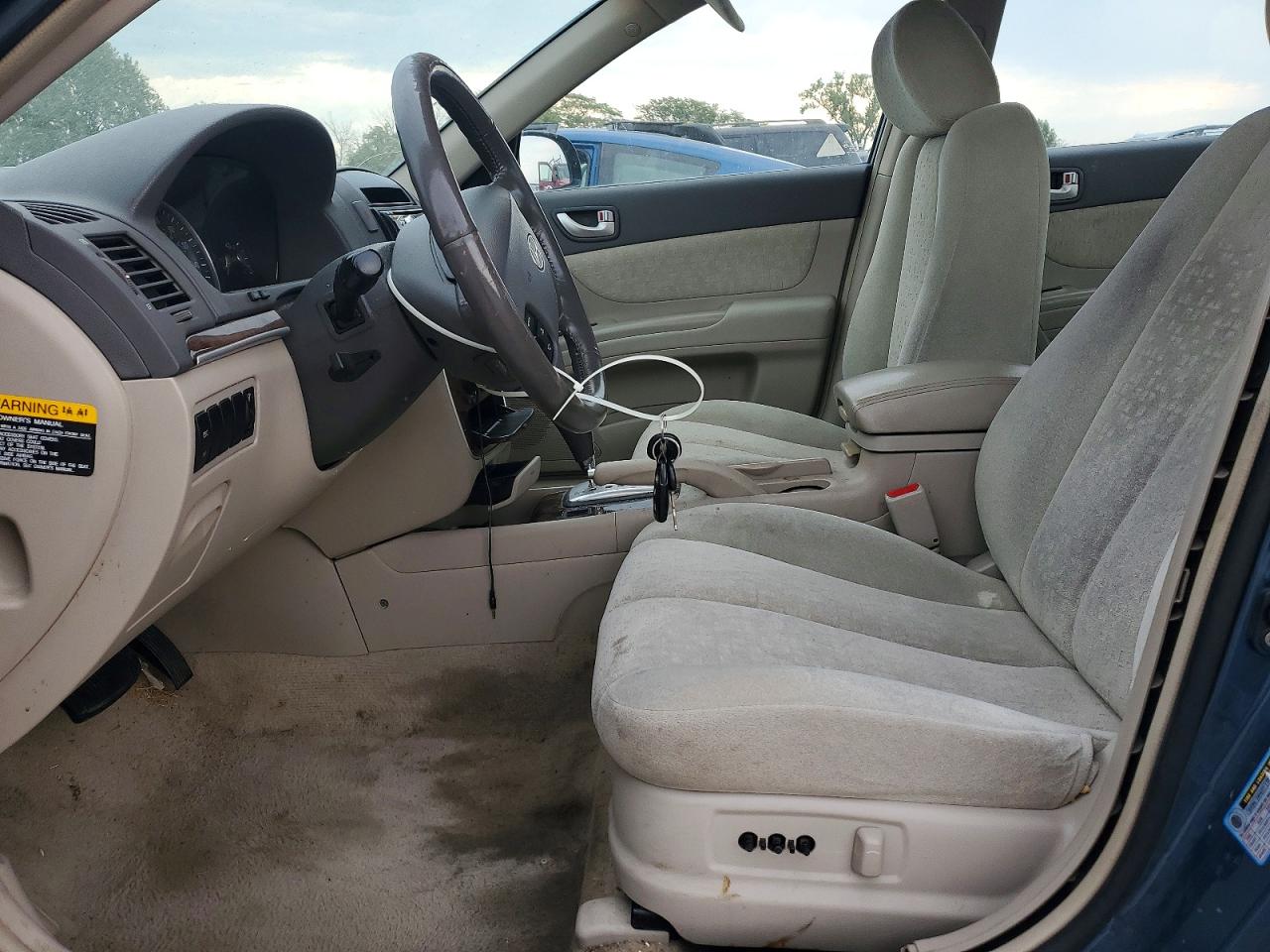 2007 Hyundai Sonata Gls Blue vin: 5NPET46C77H240357