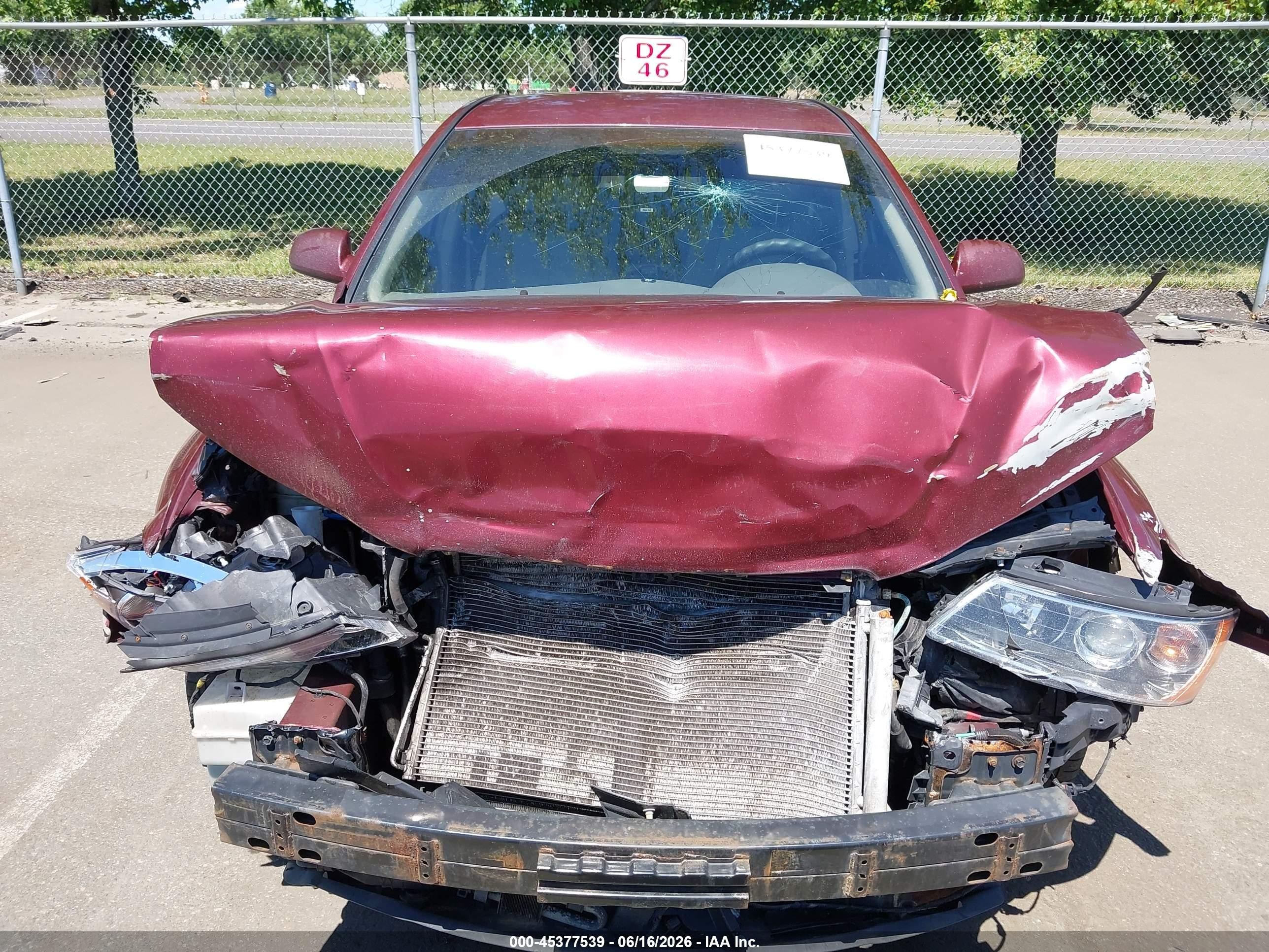 2008 Hyundai Sonata Gls Burgundy vin: 5NPET46C78H301627
