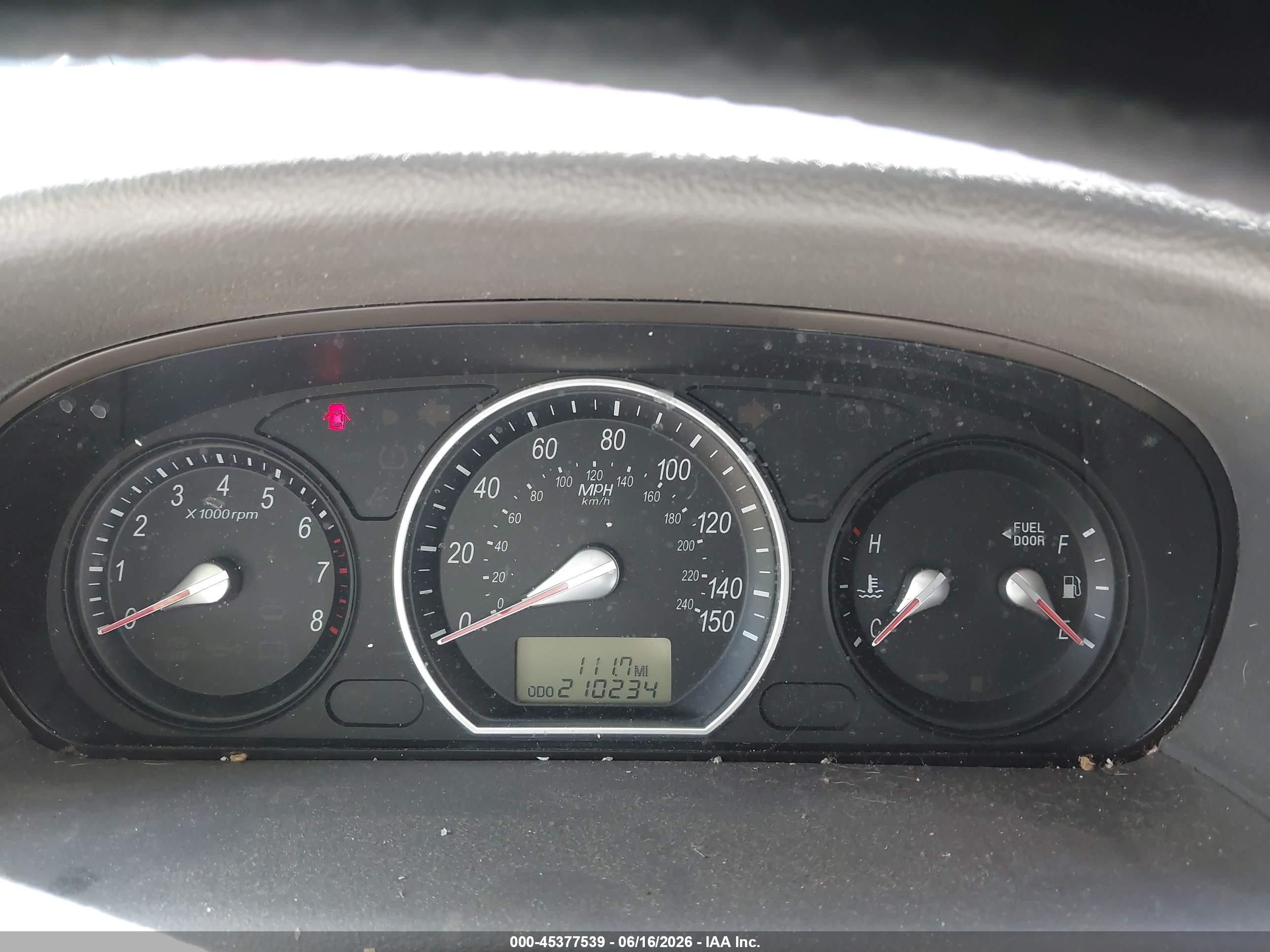 2008 Hyundai Sonata Gls Burgundy vin: 5NPET46C78H301627