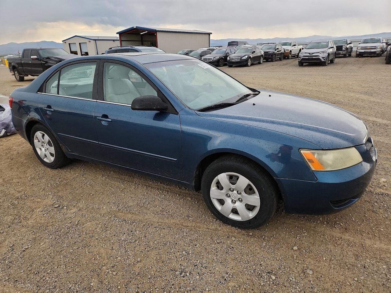 2008 Hyundai Sonata Gls Blue vin: 5NPET46C78H336393
