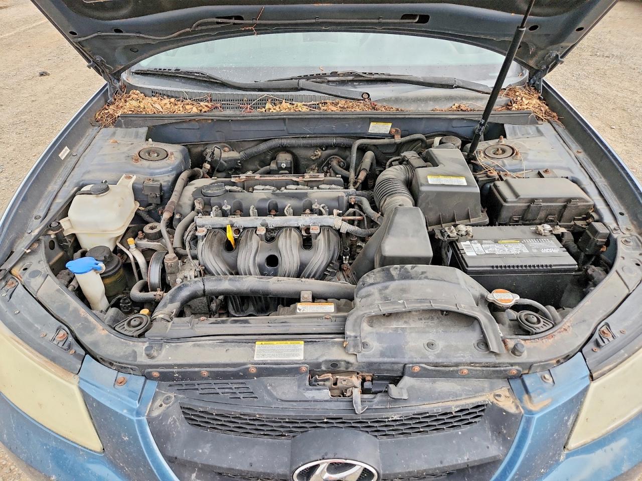 2008 Hyundai Sonata Gls Blue vin: 5NPET46C78H336393