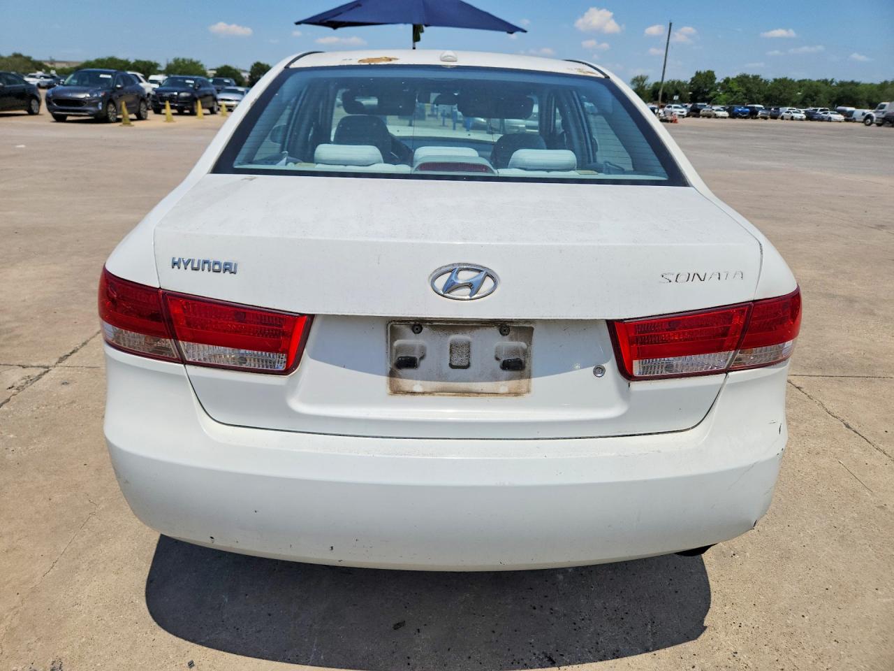 2008 Hyundai Sonata Gls White vin: 5NPET46C78H368874