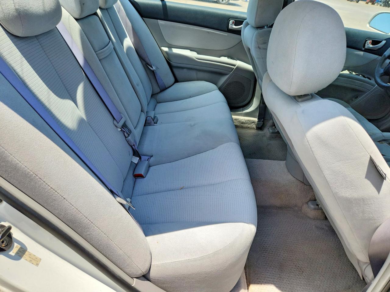2008 Hyundai Sonata Gls White vin: 5NPET46C78H368874