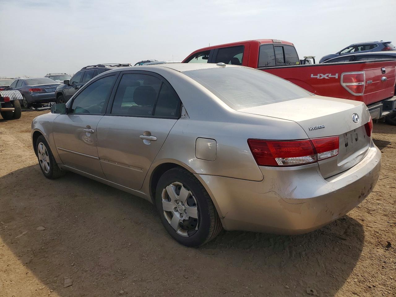 2008 Hyundai Sonata Gls Silver vin: 5NPET46C78H381236