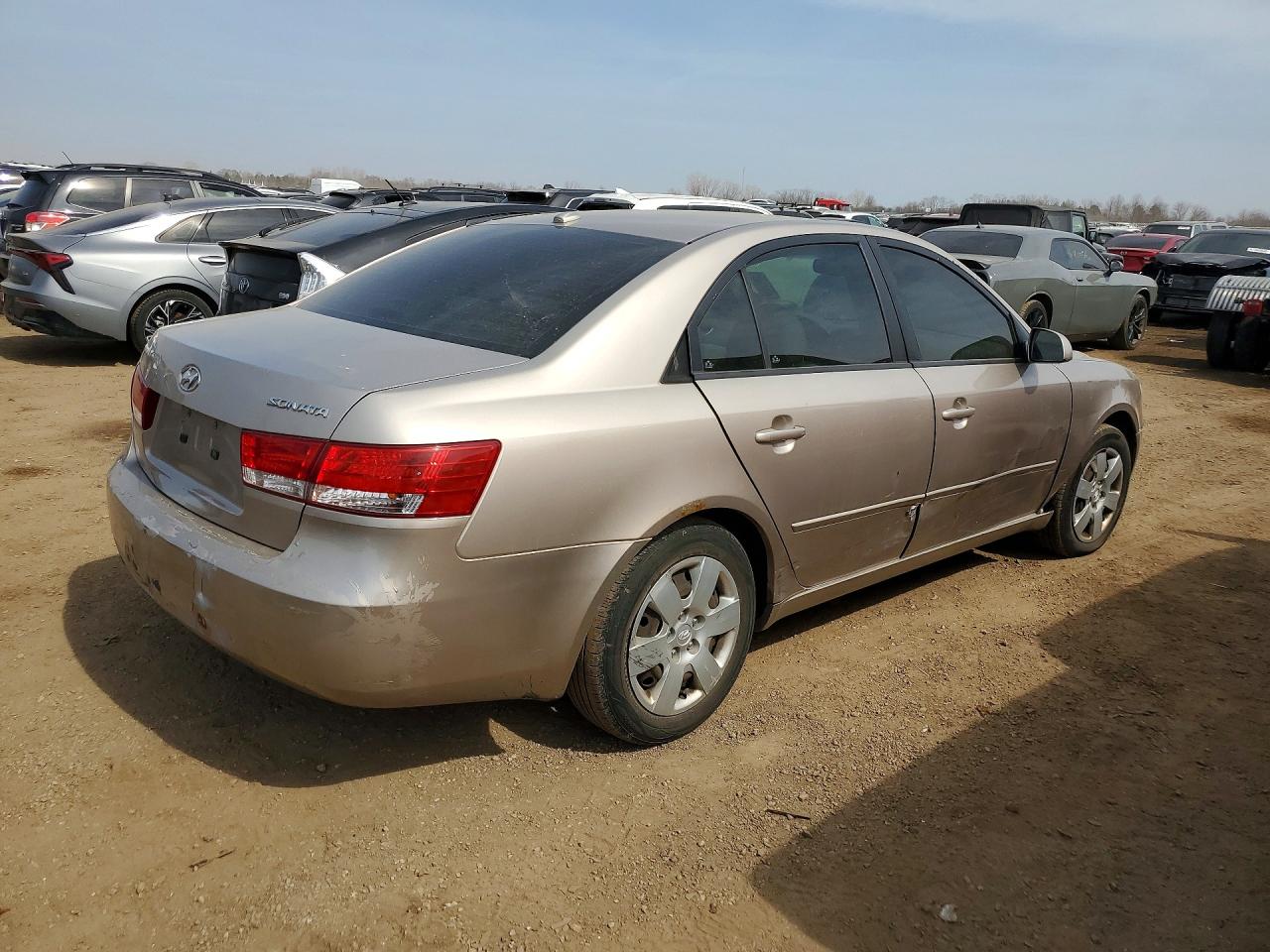 2008 Hyundai Sonata Gls Silver vin: 5NPET46C78H381236