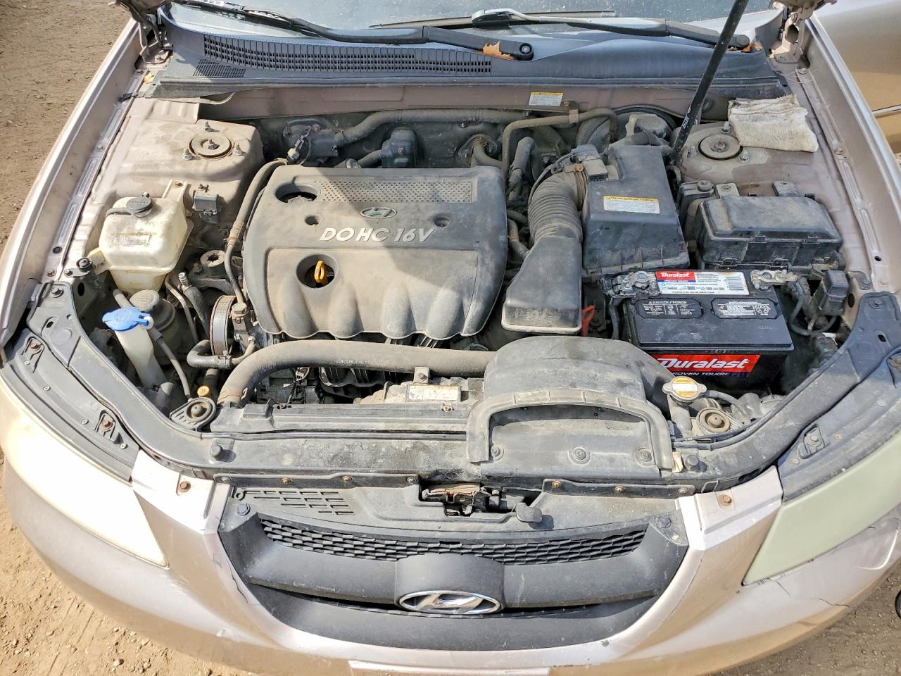 2008 Hyundai Sonata Gls Silver vin: 5NPET46C78H381236