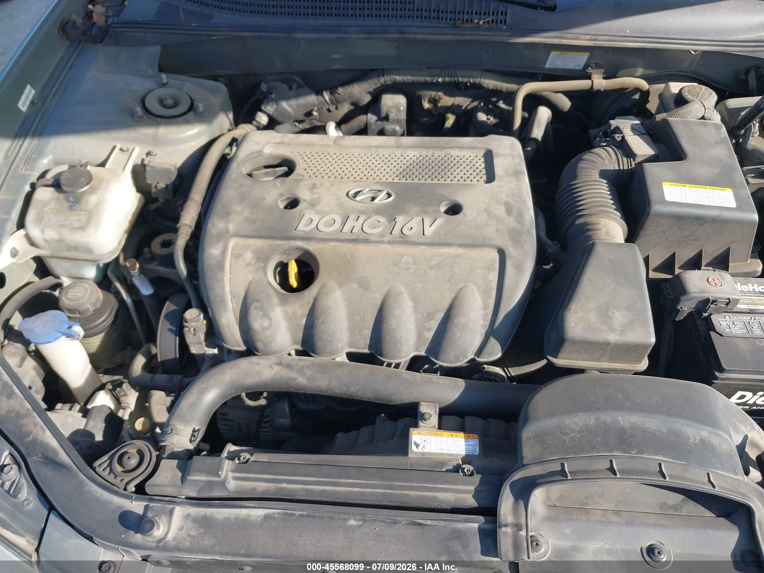 2008 Hyundai Sonata Gls Green vin: 5NPET46C78H386937