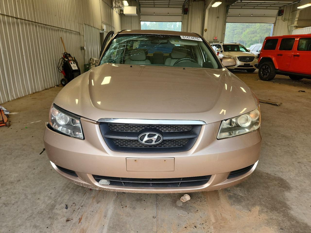 2008 Hyundai Sonata Gls Cream vin: 5NPET46C78H390647