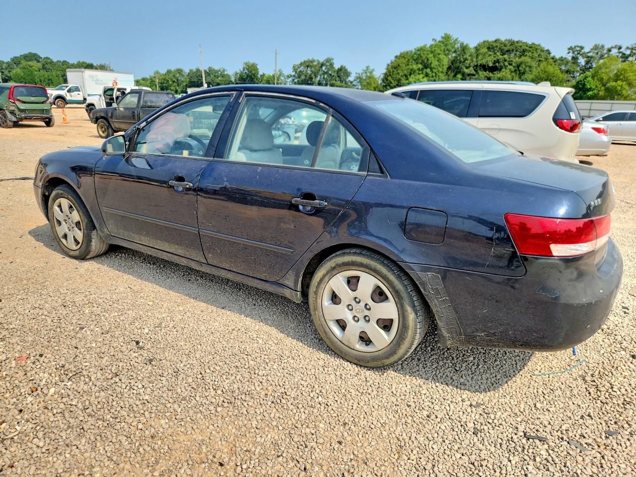 2008 Hyundai Sonata Gls Синий vin: 5NPET46C78H400237