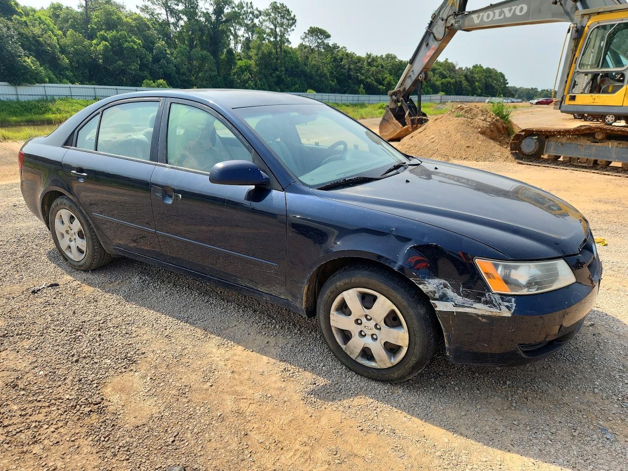 2008 Hyundai Sonata Gls Синий vin: 5NPET46C78H400237