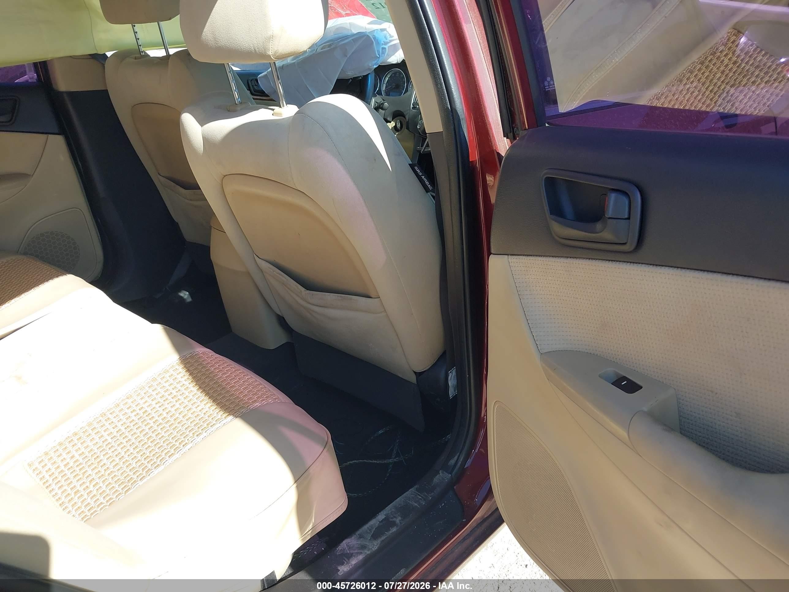 2009 Hyundai Sonata Gls Burgundy vin: 5NPET46C79H407352