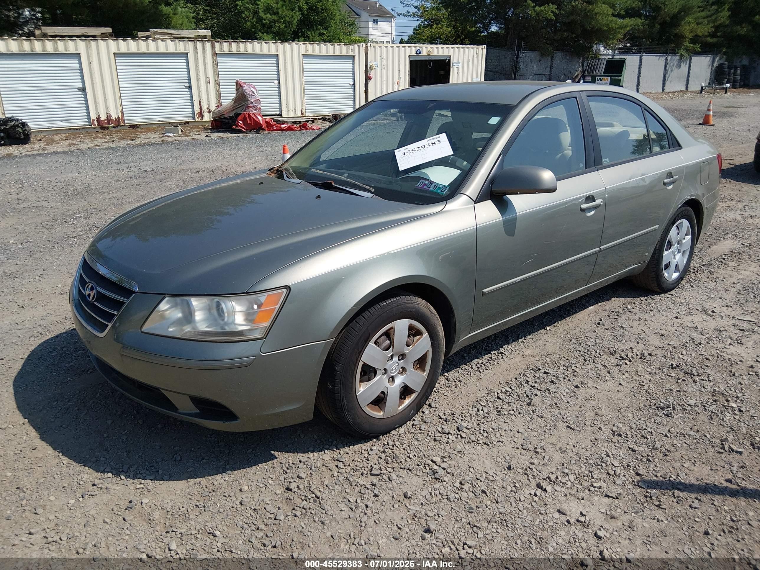 2009 Hyundai Sonata Gls Gray vin: 5NPET46C79H418450