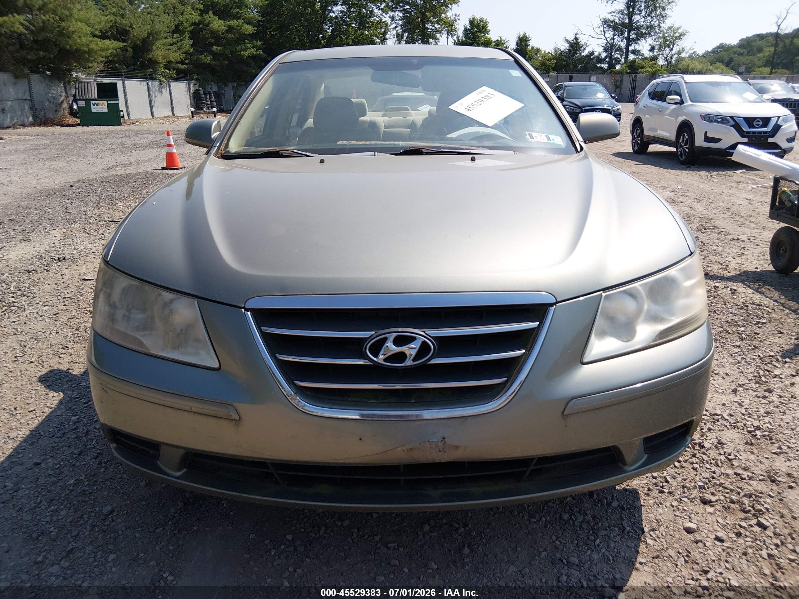 2009 Hyundai Sonata Gls Gray vin: 5NPET46C79H418450