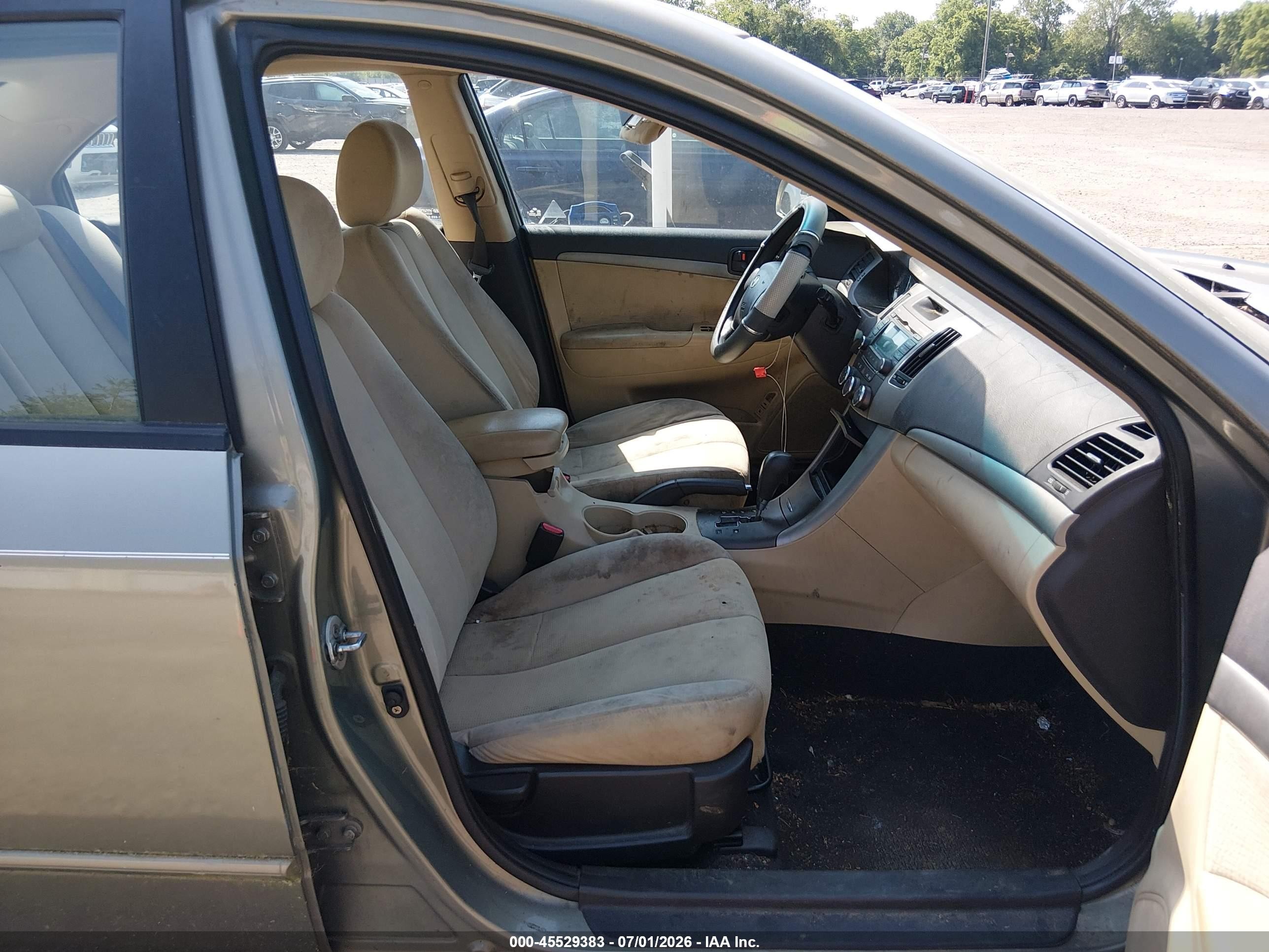 2009 Hyundai Sonata Gls Gray vin: 5NPET46C79H418450