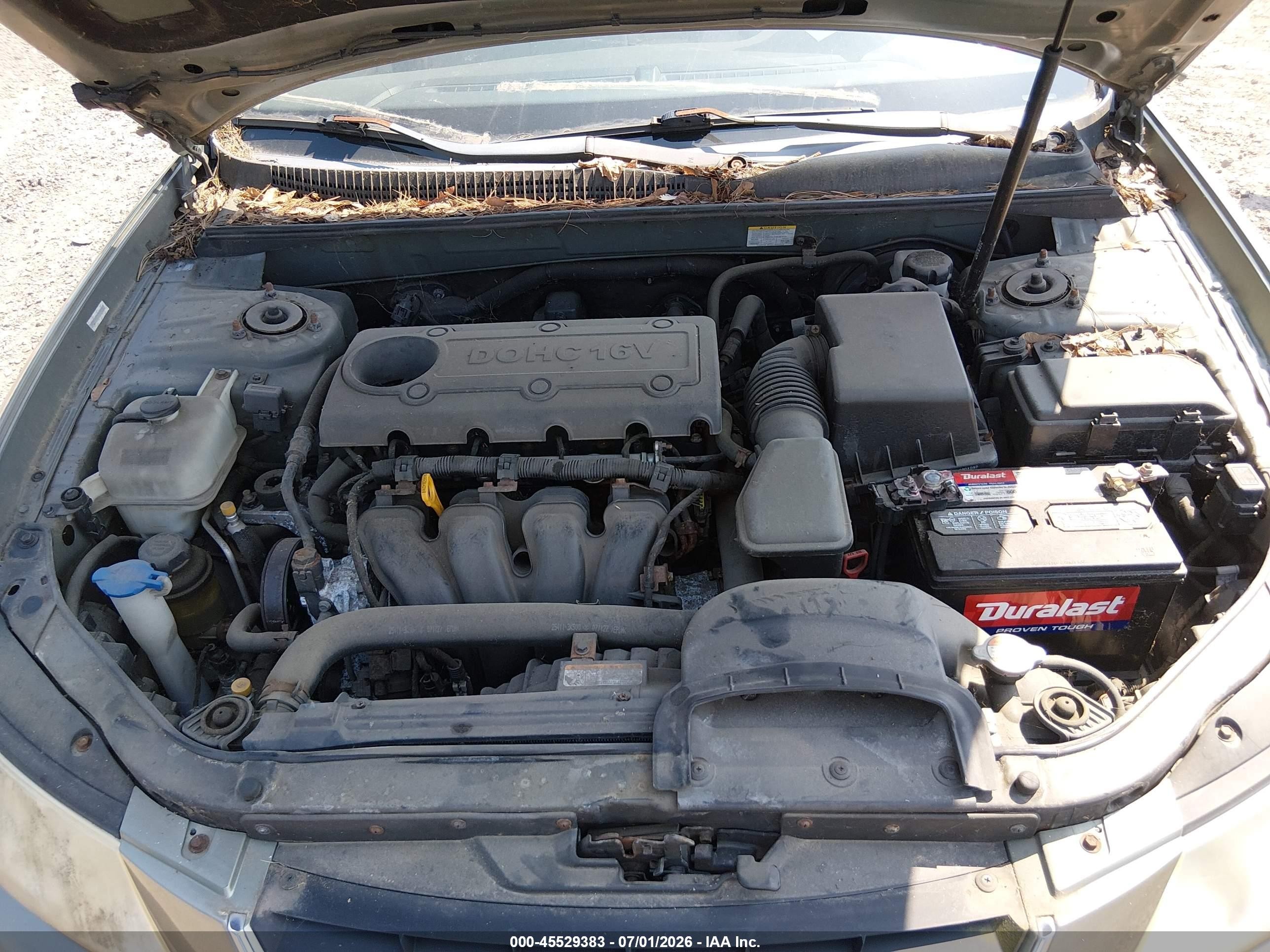2009 Hyundai Sonata Gls Gray vin: 5NPET46C79H418450