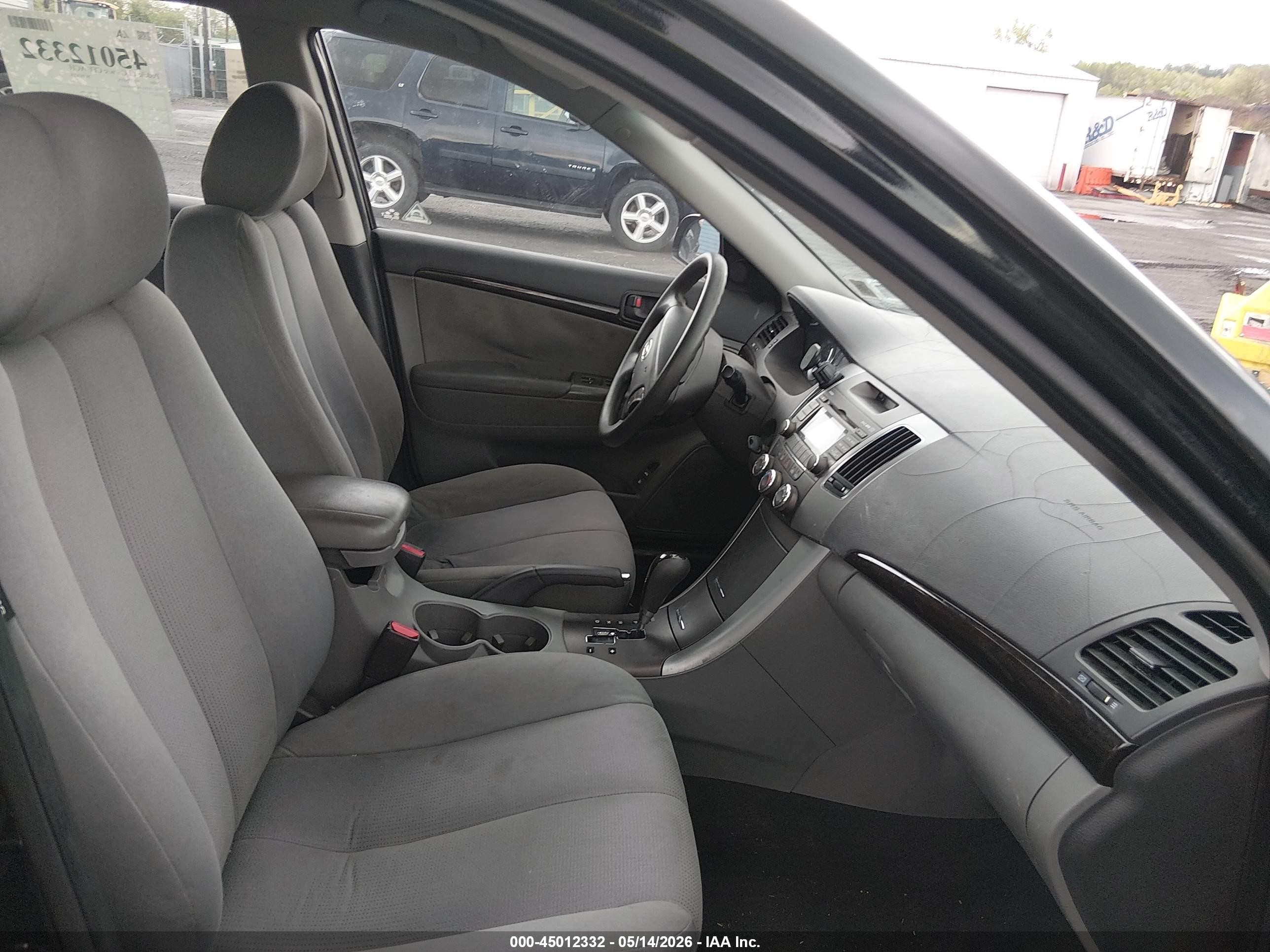2009 Hyundai Sonata Gls Black vin: 5NPET46C79H454641