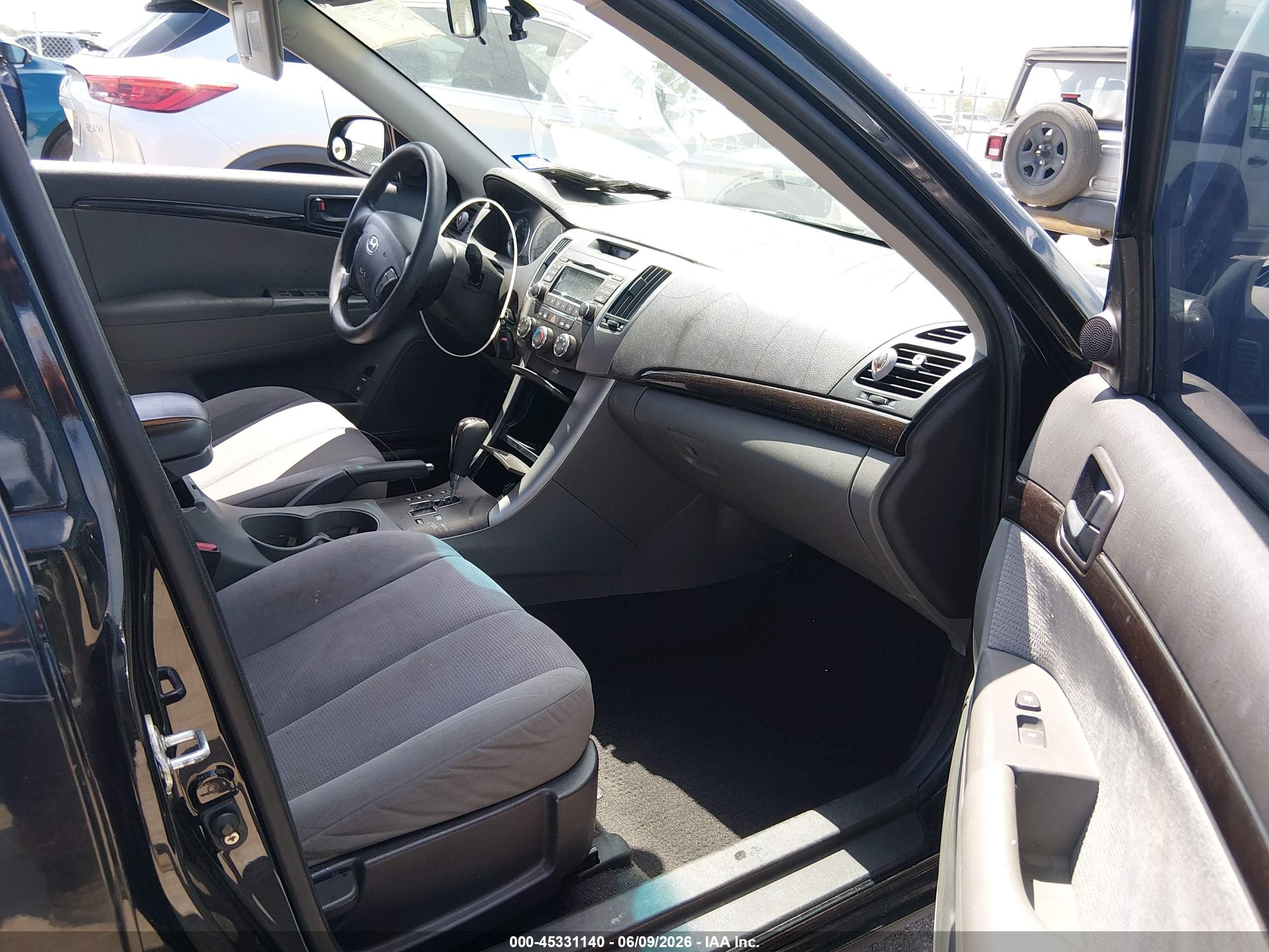 2009 Hyundai Sonata Gls Черный vin: 5NPET46C79H458933