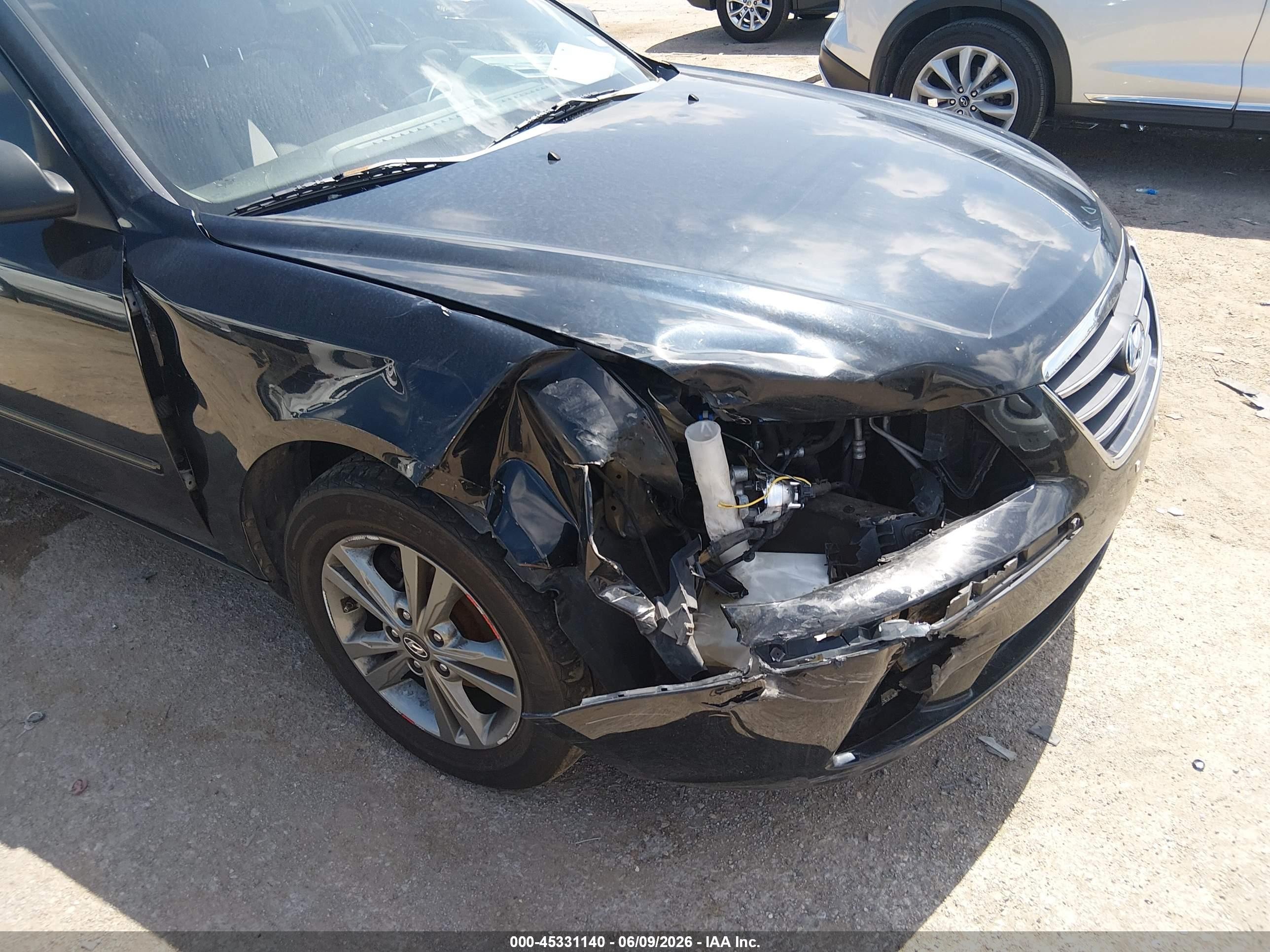 2009 Hyundai Sonata Gls Черный vin: 5NPET46C79H458933