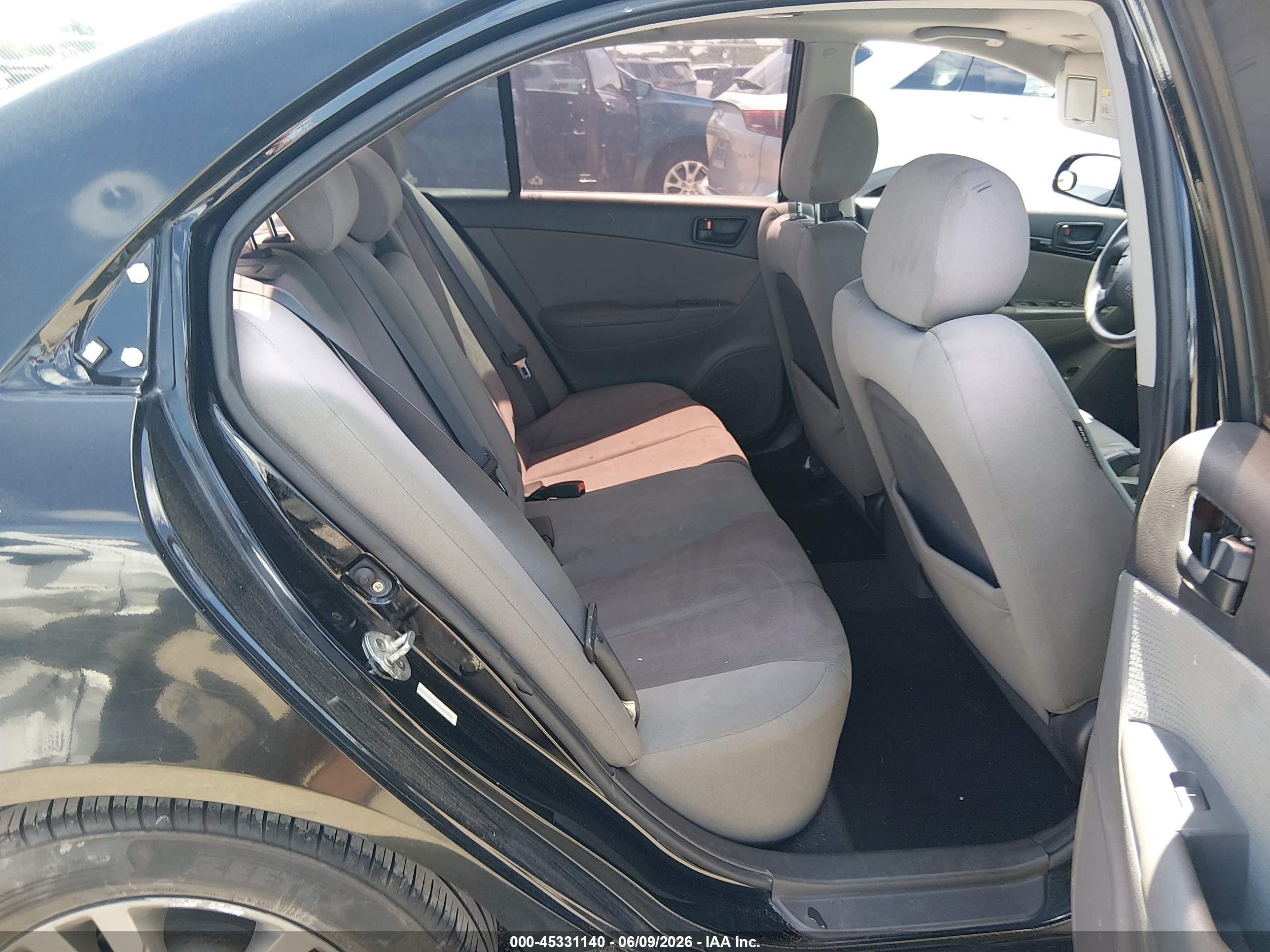 2009 Hyundai Sonata Gls Черный vin: 5NPET46C79H458933