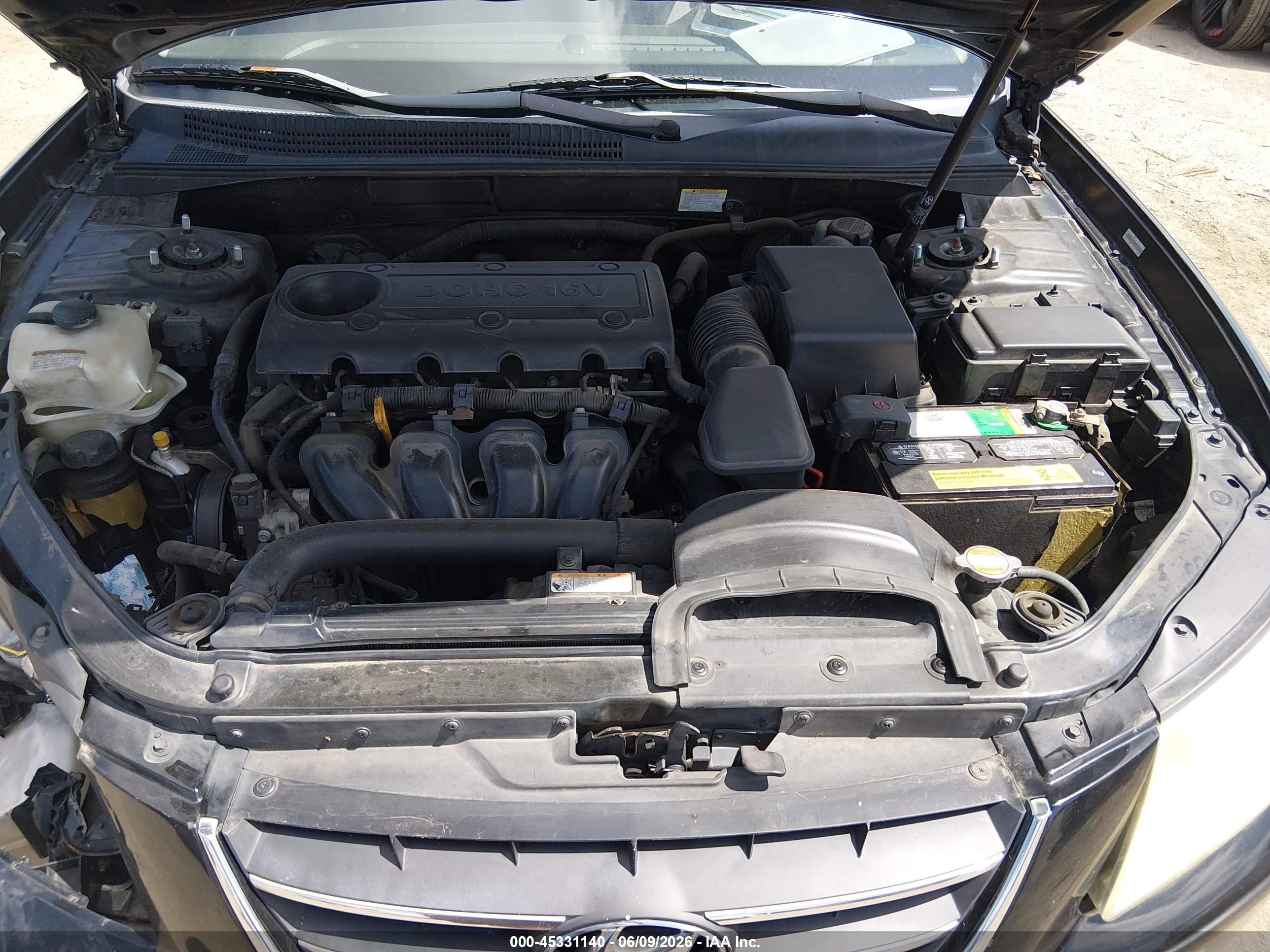 2009 Hyundai Sonata Gls Черный vin: 5NPET46C79H458933
